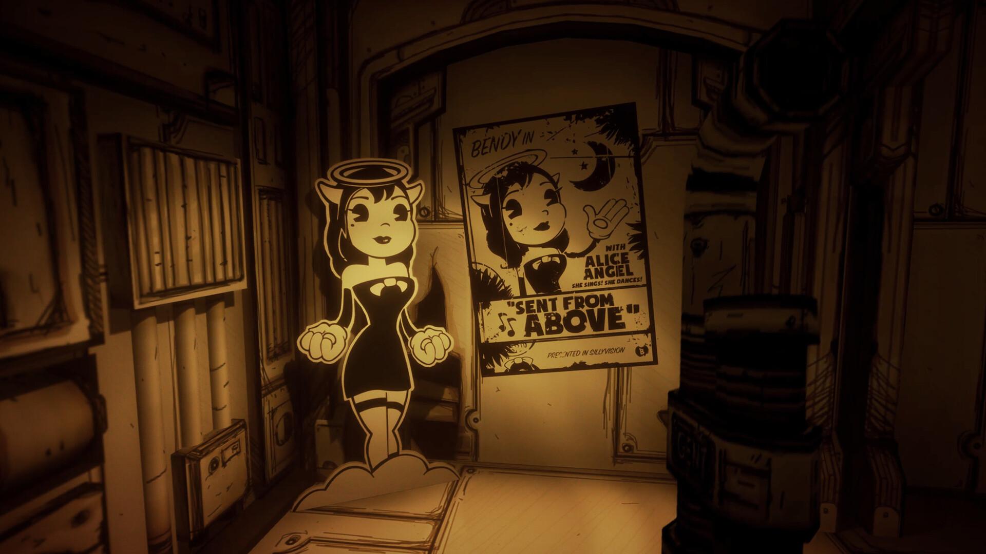 Скриншот: Bendy and the Ink Machine