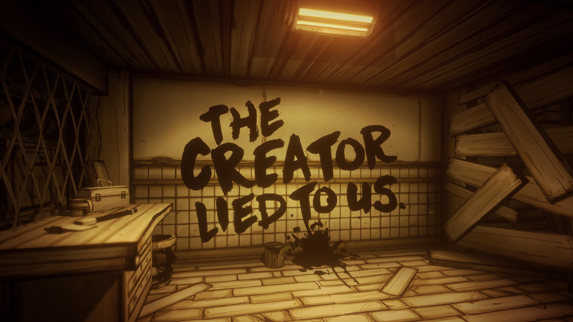 Скриншот: Bendy and the Ink Machine