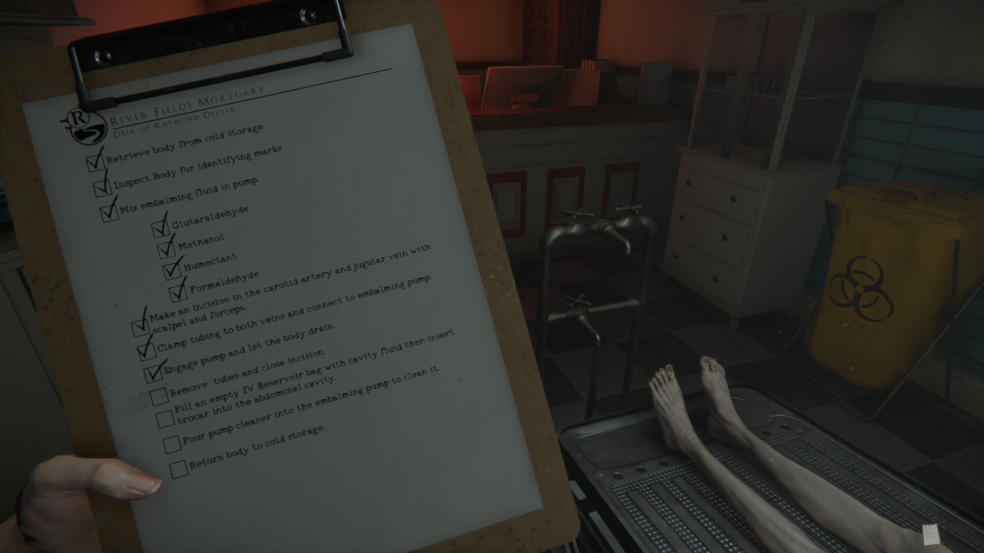 Скриншот: The Mortuary Assistant