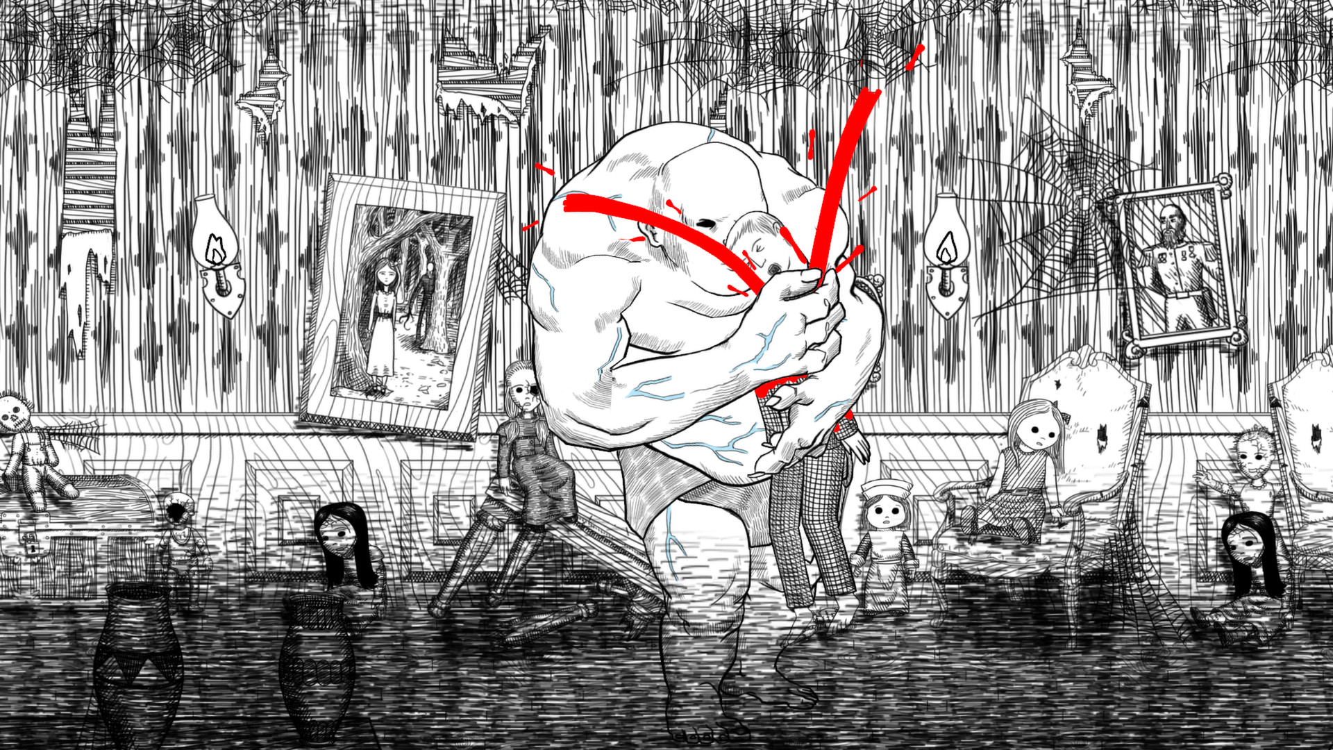 Скриншот: Neverending Nightmares
