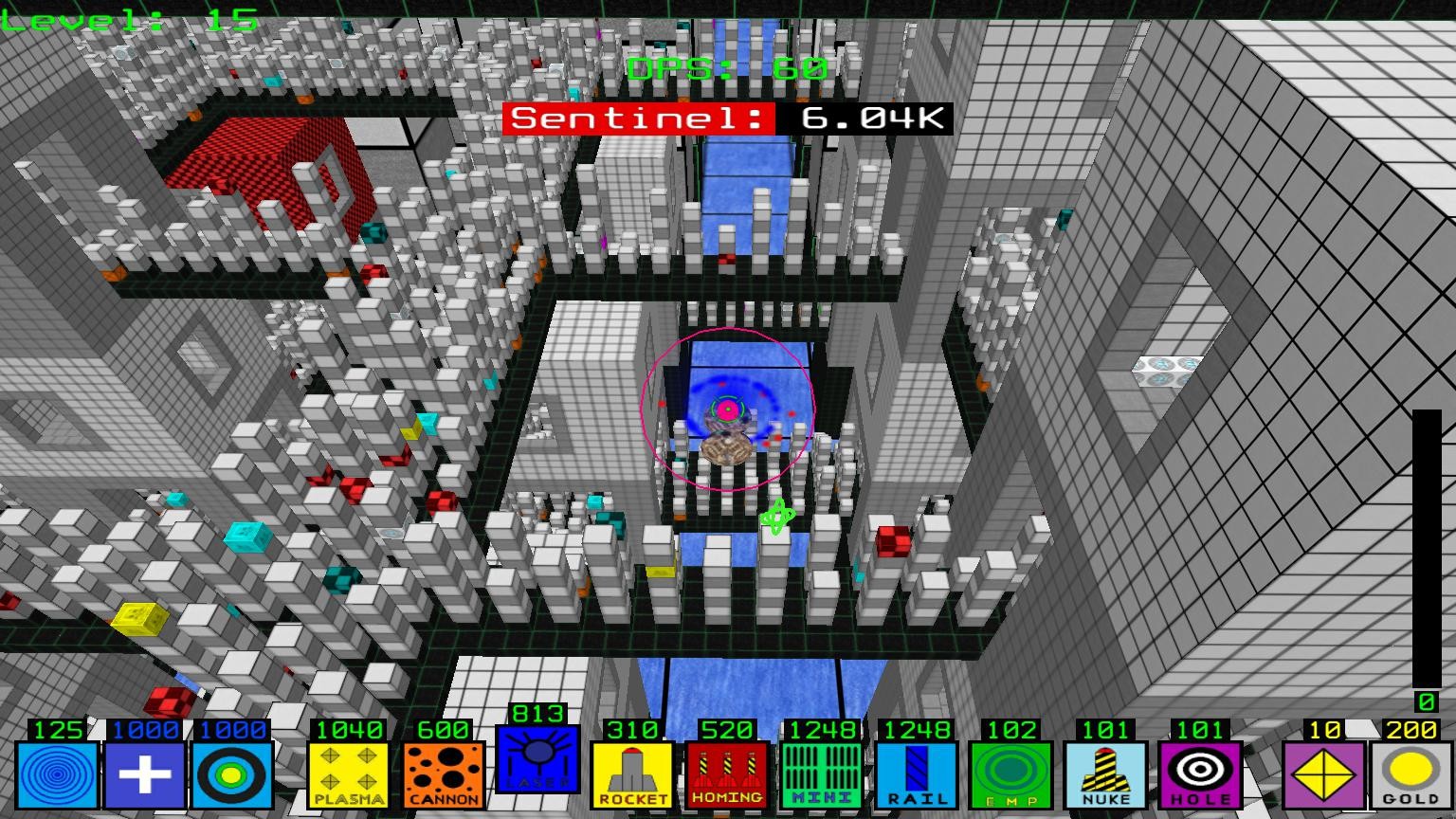 Скриншот: Fractal Block World