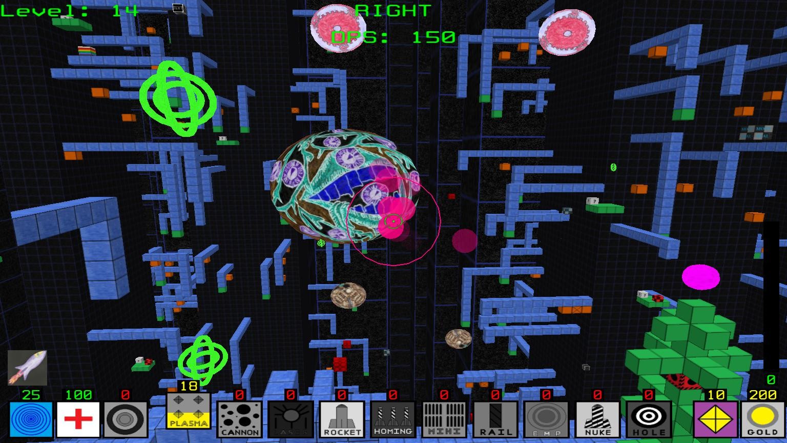 Скриншот: Fractal Block World