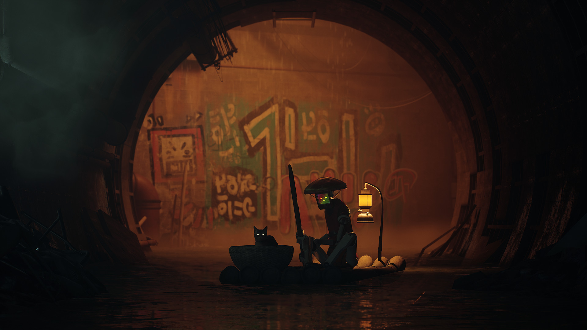 Скриншот: Stray