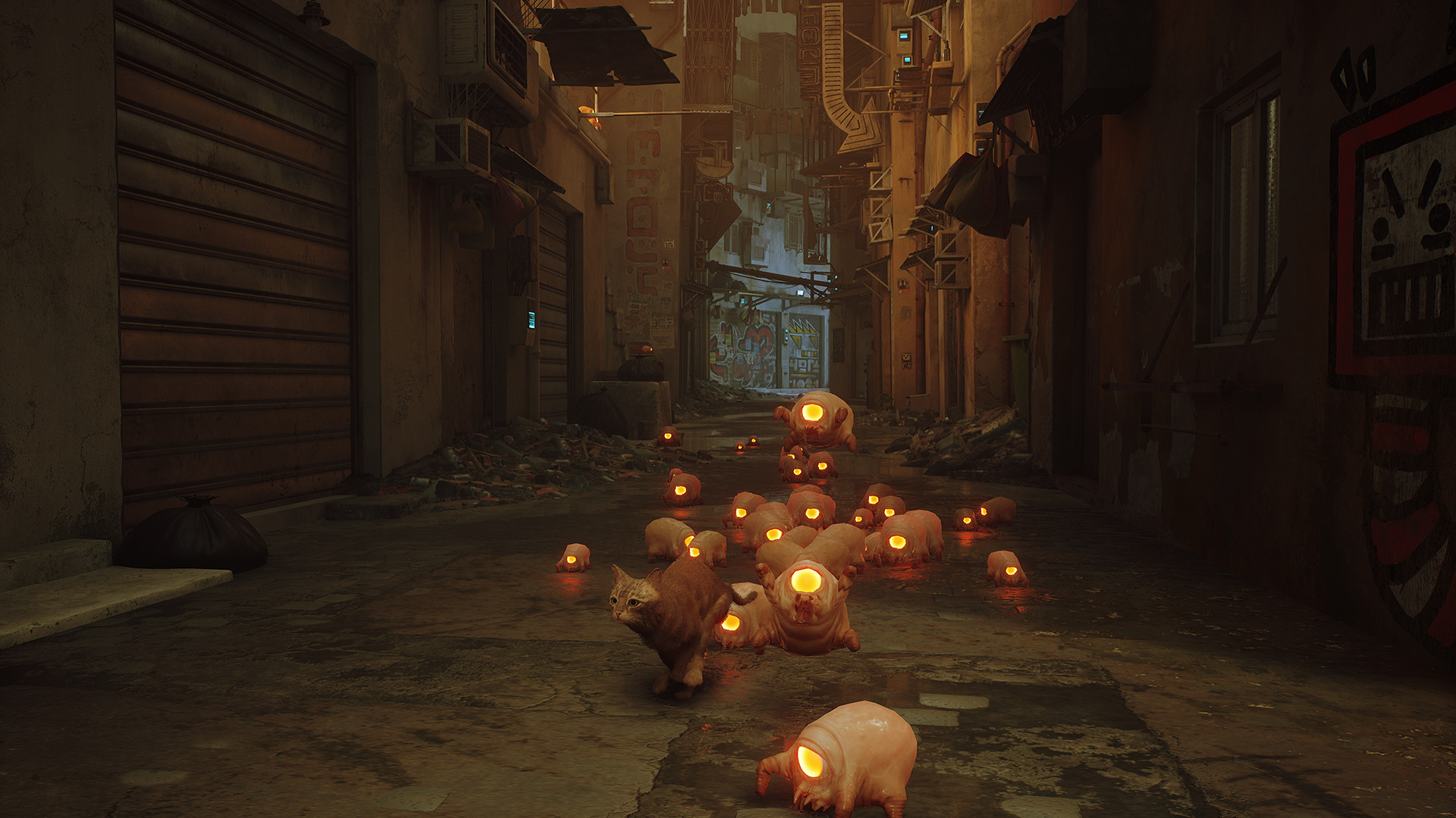 Скриншот: Stray