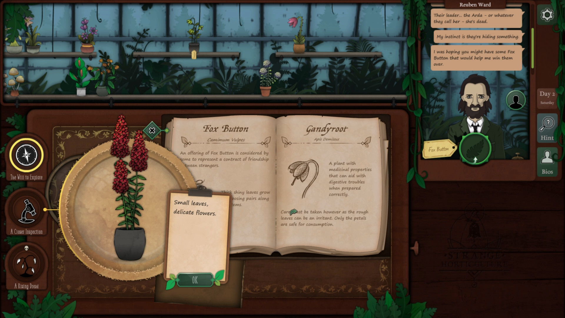 Скриншот: Strange Horticulture