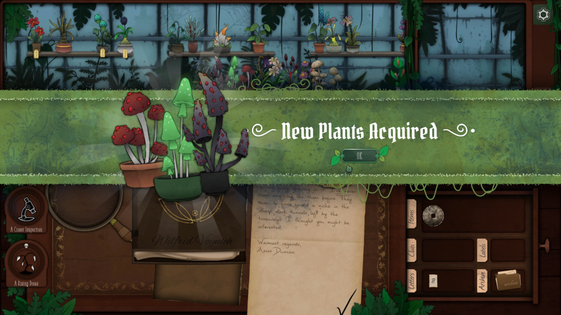 Скриншот: Strange Horticulture
