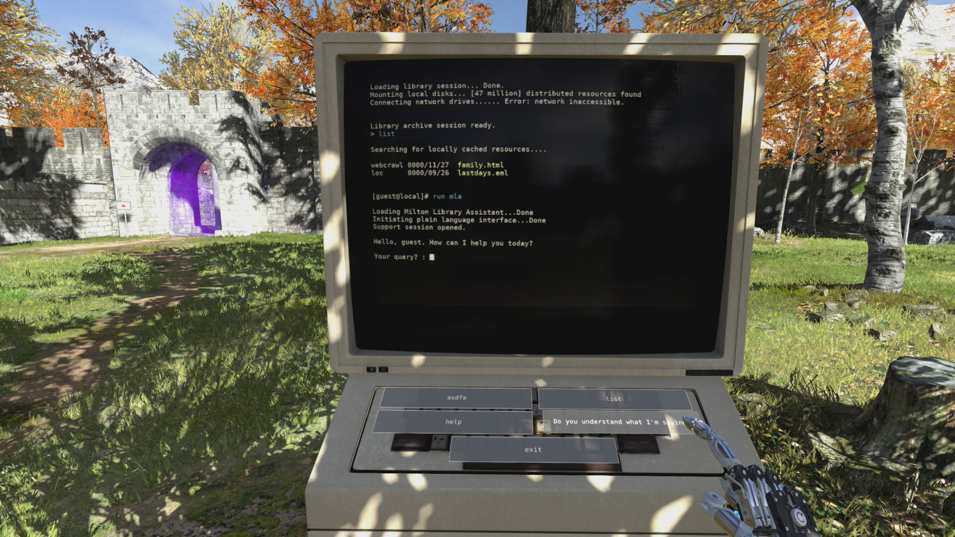 Скриншот: The Talos Principle VR