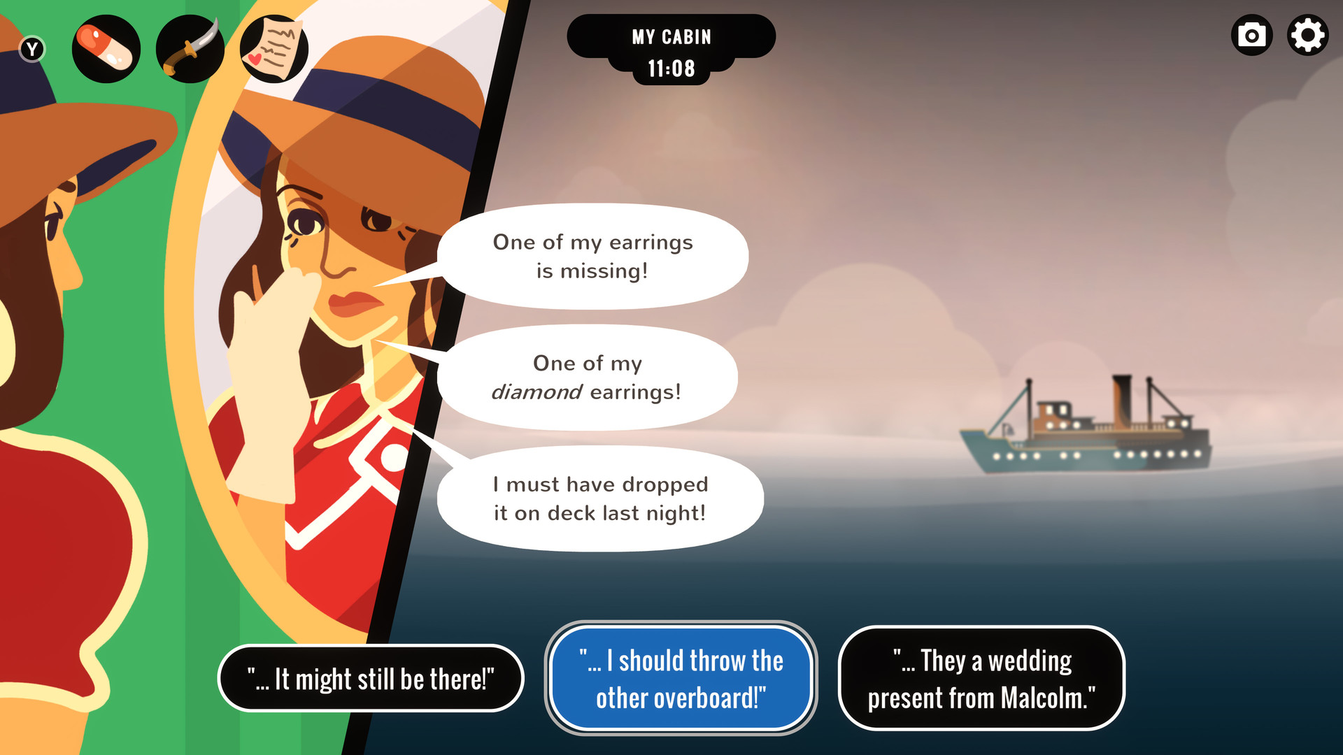 Скриншот: Overboard!