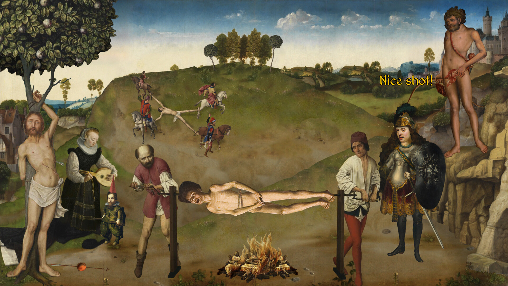Скриншот: The Procession to Calvary
