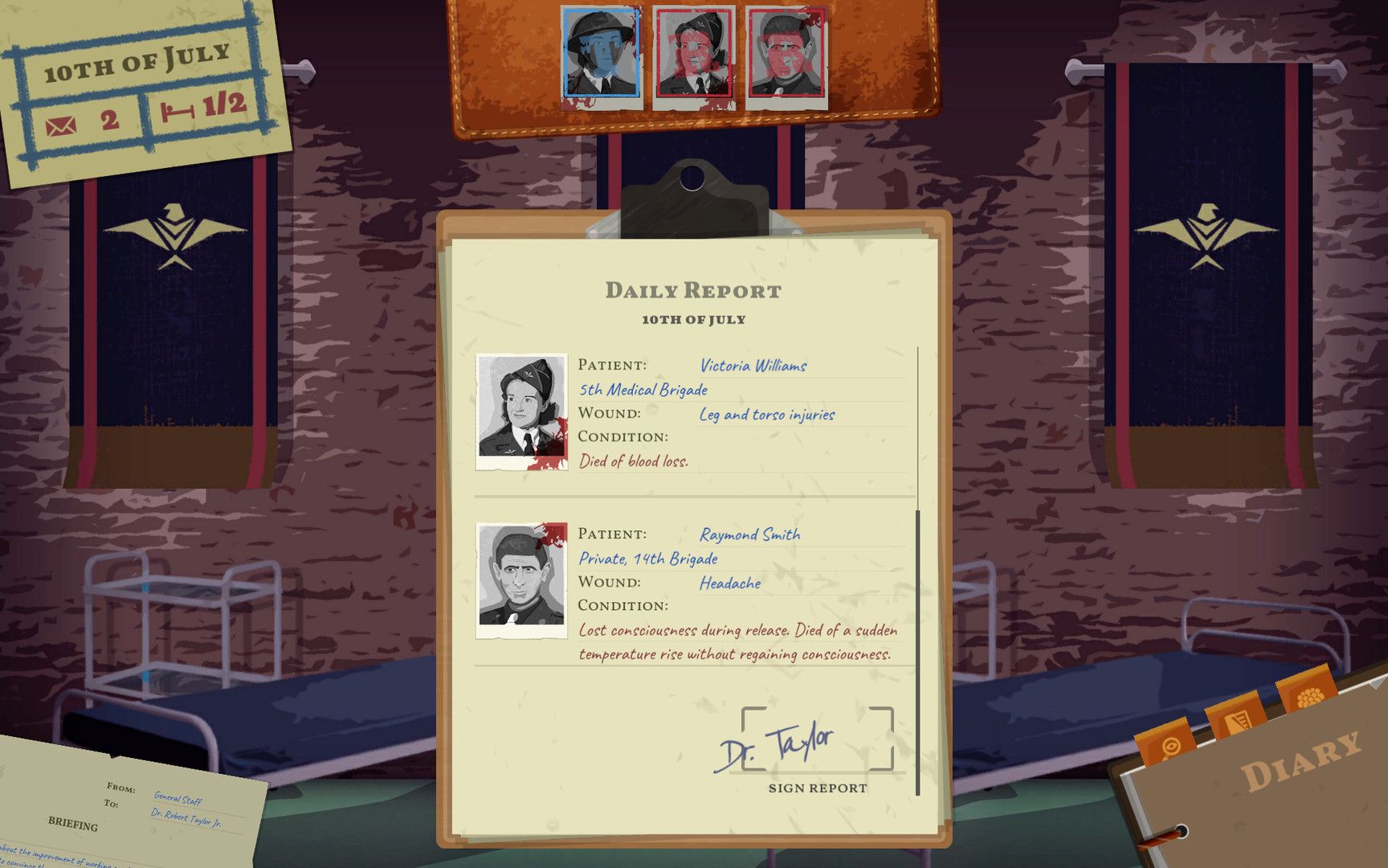 Скриншот: Field Hospital: Dr. Taylor's Story