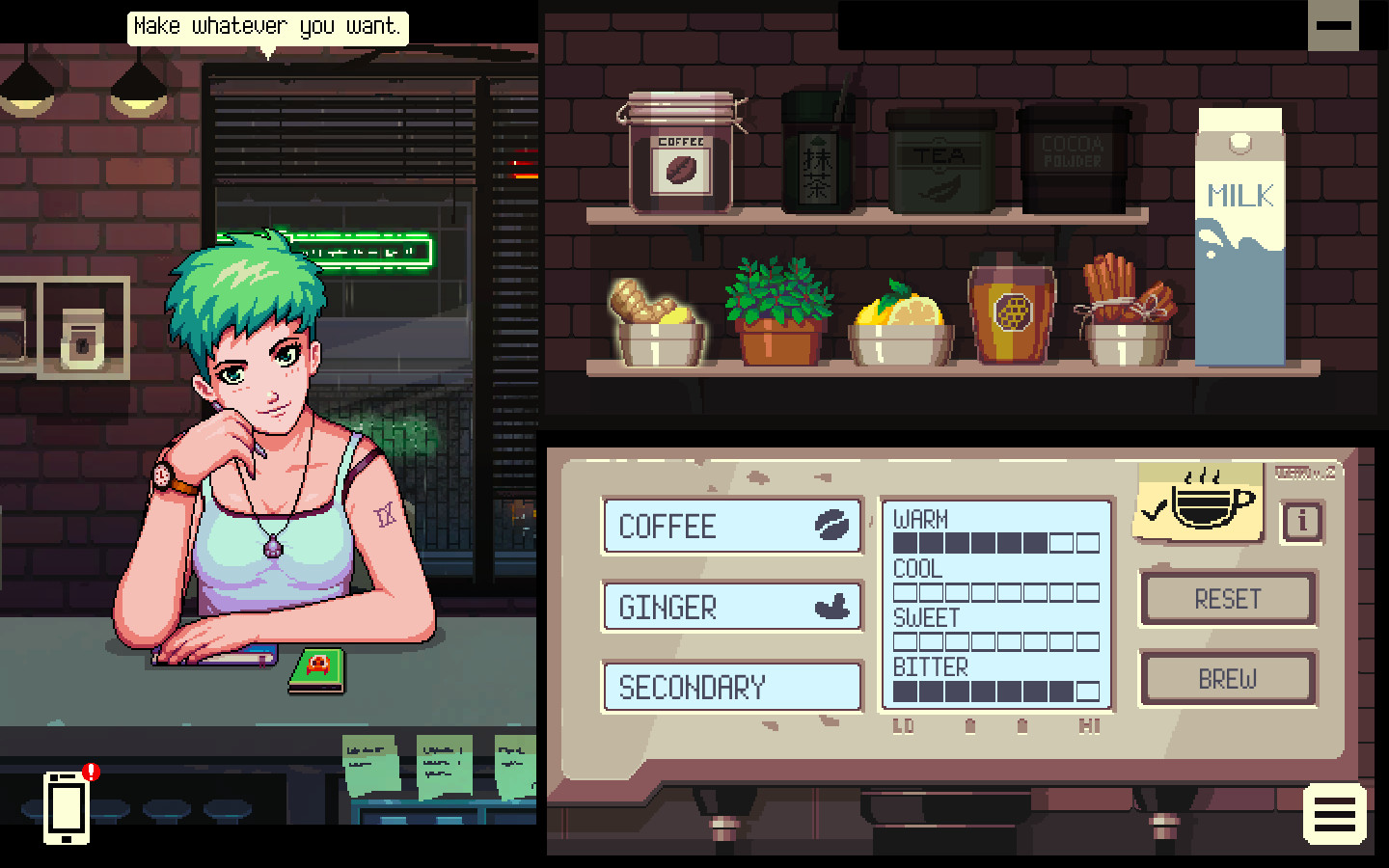 Скриншот: Coffee Talk