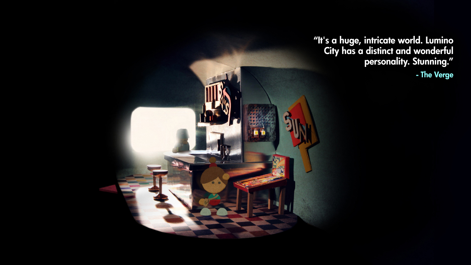 Скриншот: Lumino City