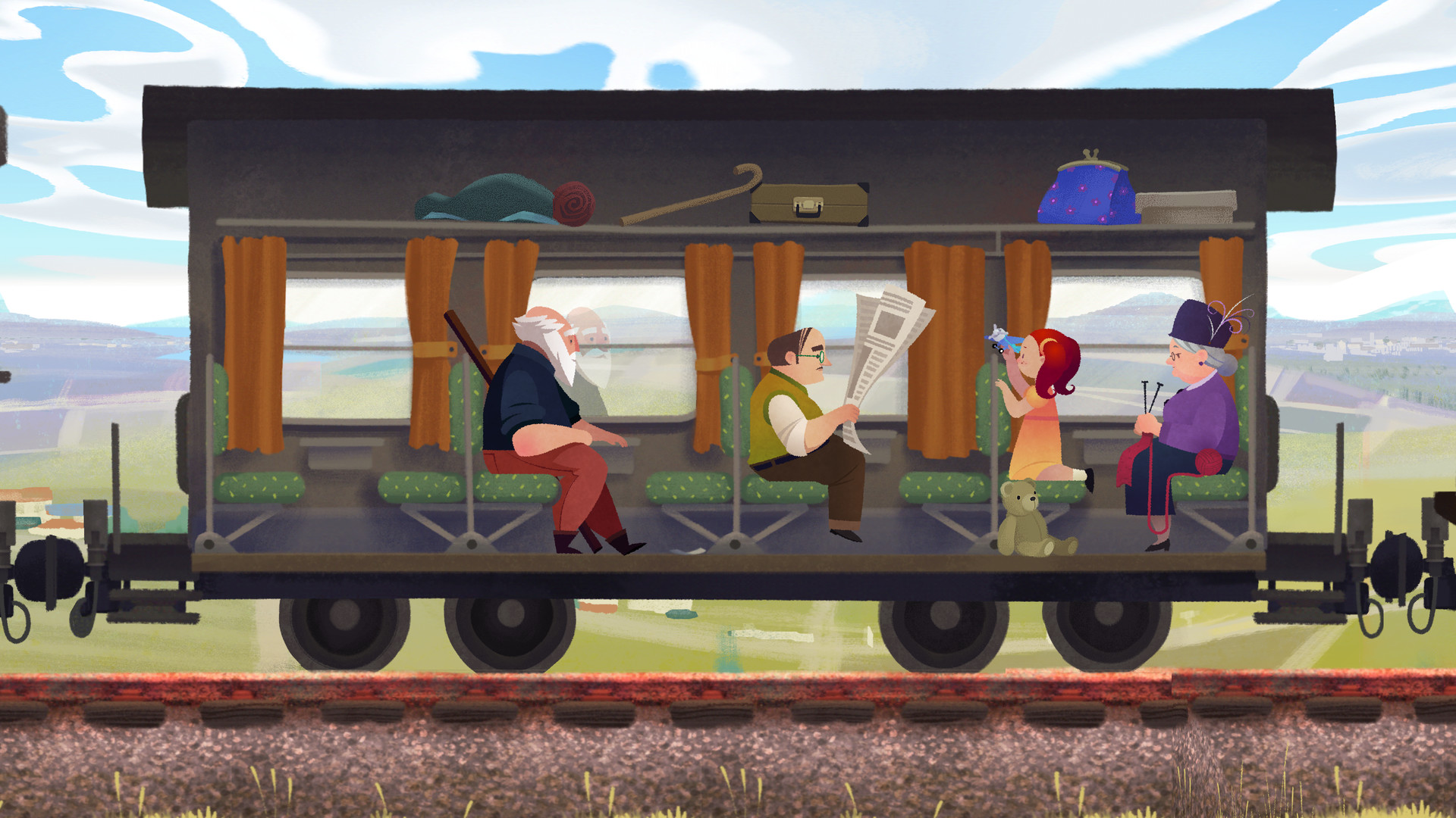 Скриншот: Old Man's Journey