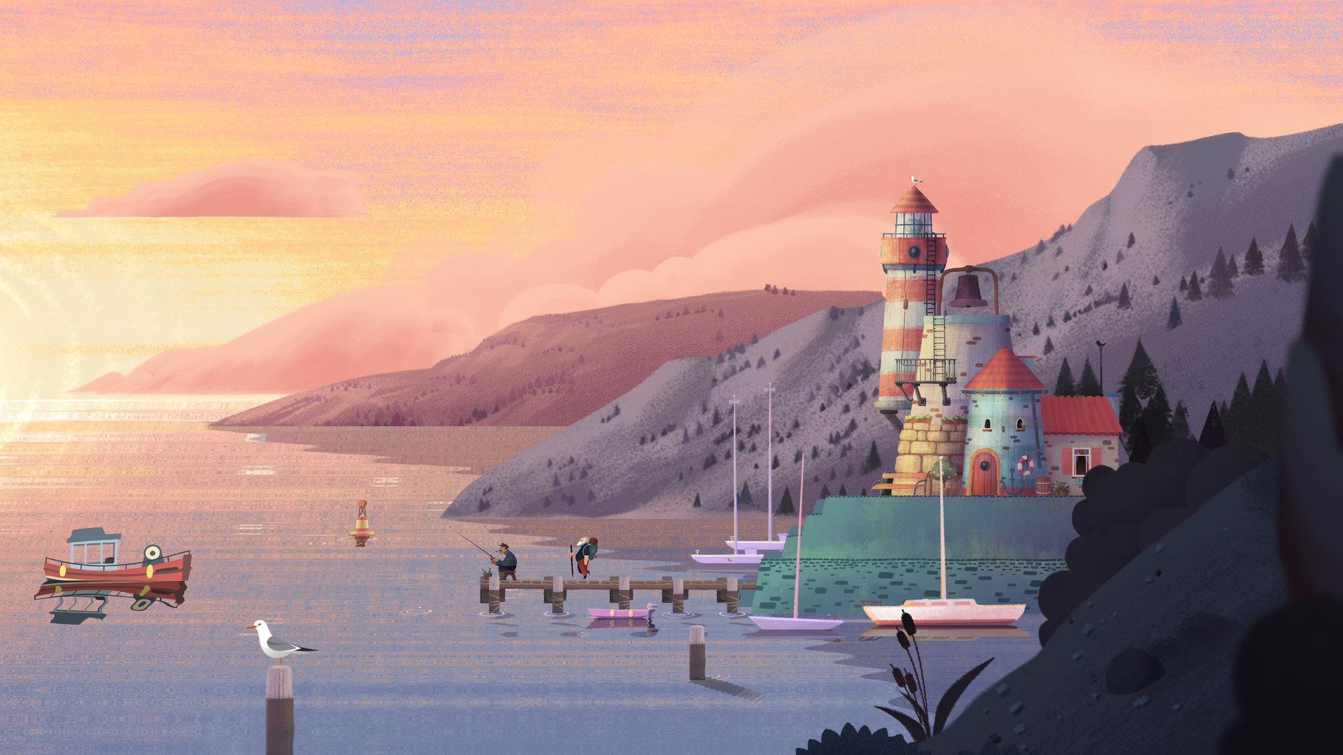 Скриншот: Old Man's Journey