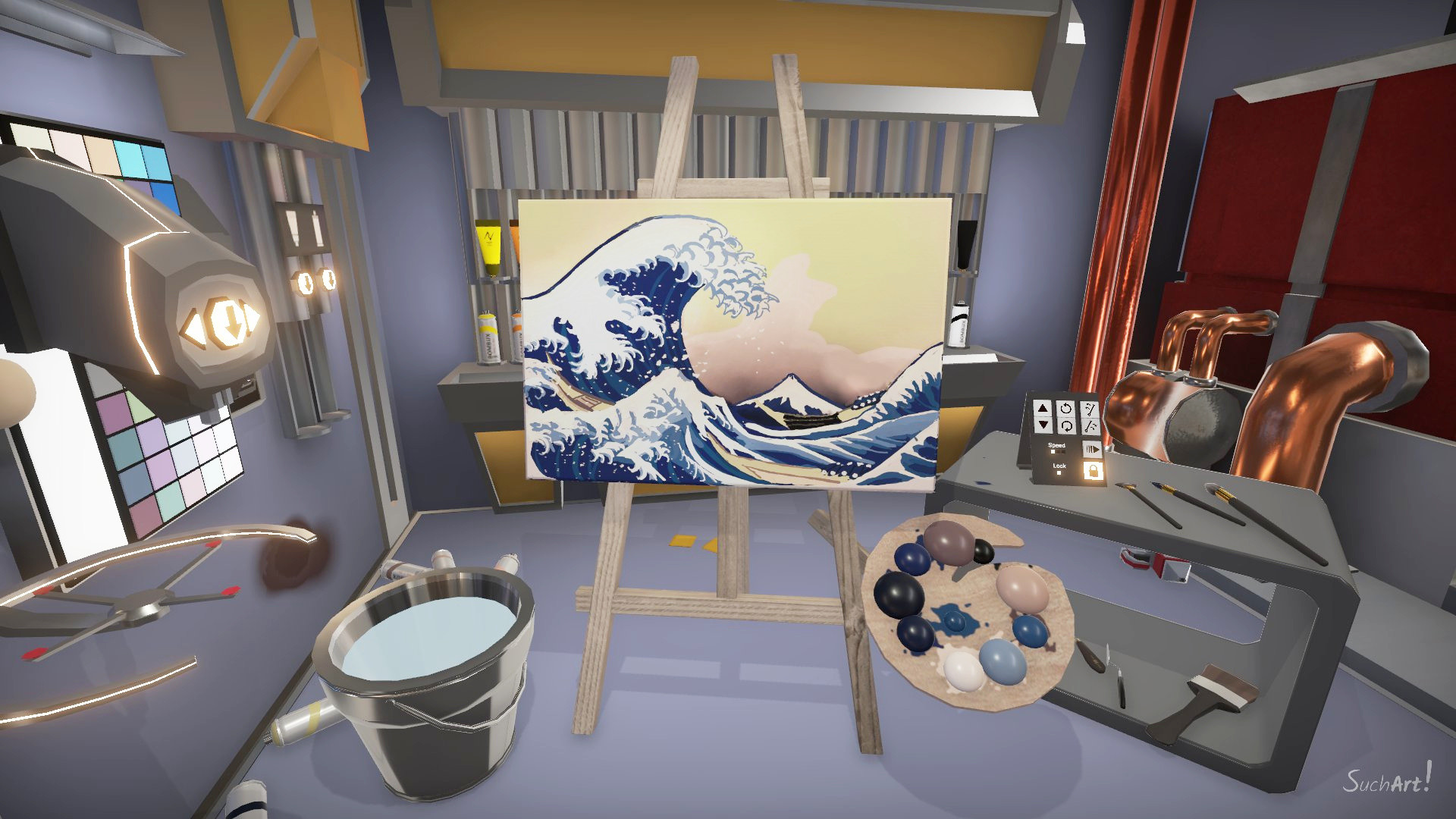 Скриншот: SuchArt: Genius Artist Simulator