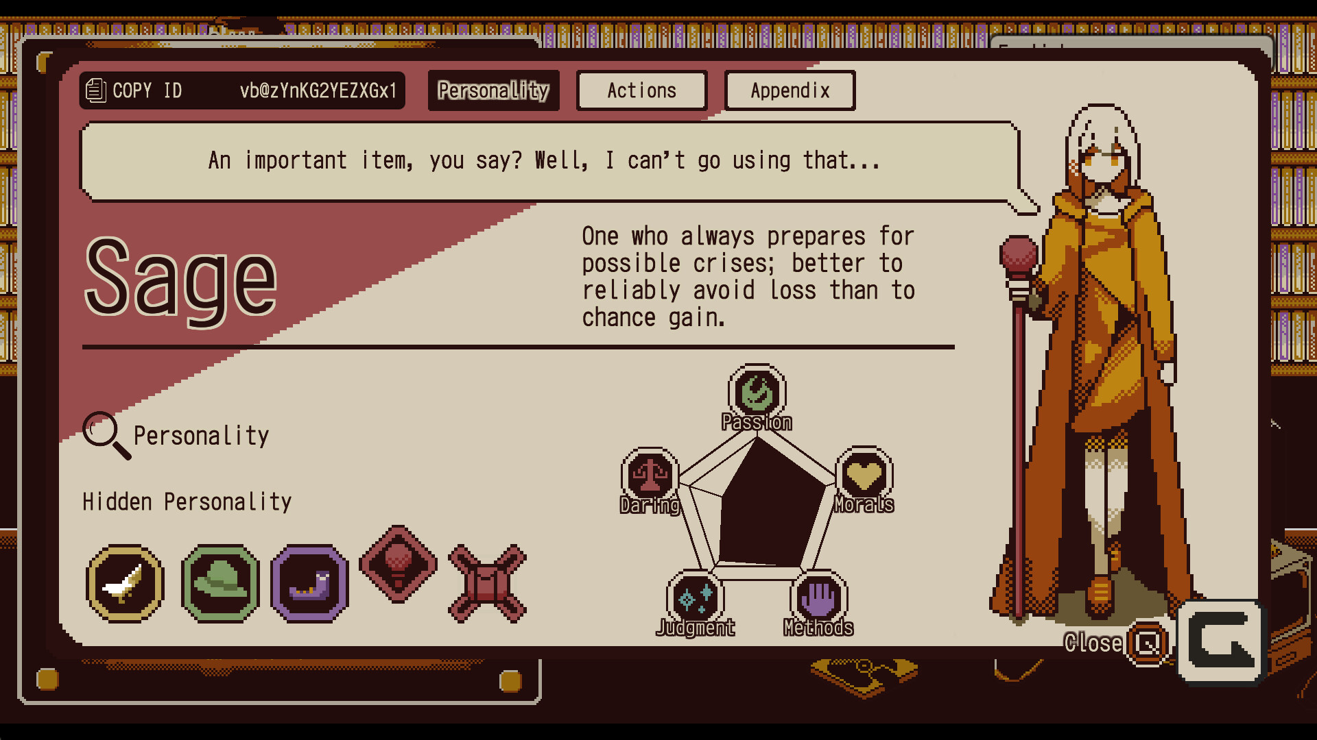 Скриншот: Refind Self: The Personality Test Game