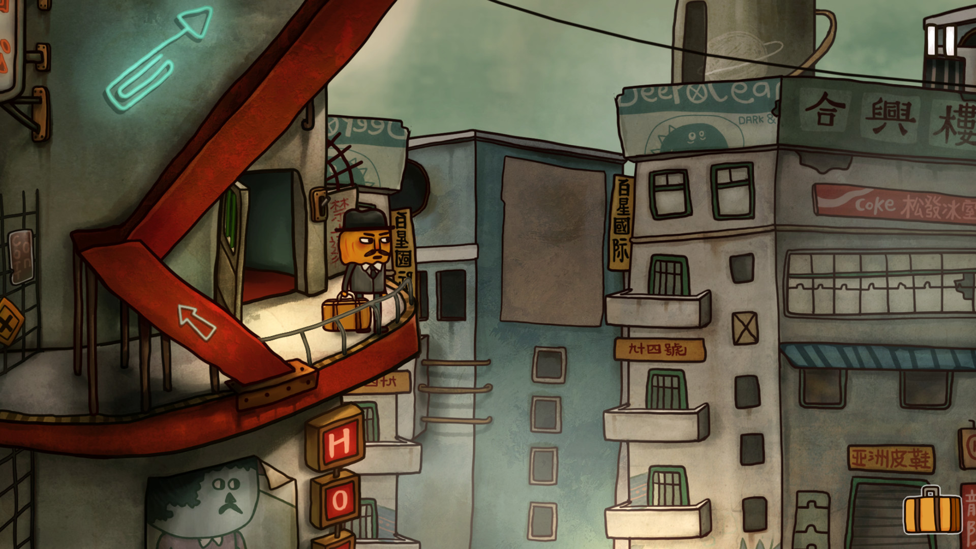 Скриншот: Mr. Pumpkin 2: Kowloon walled city