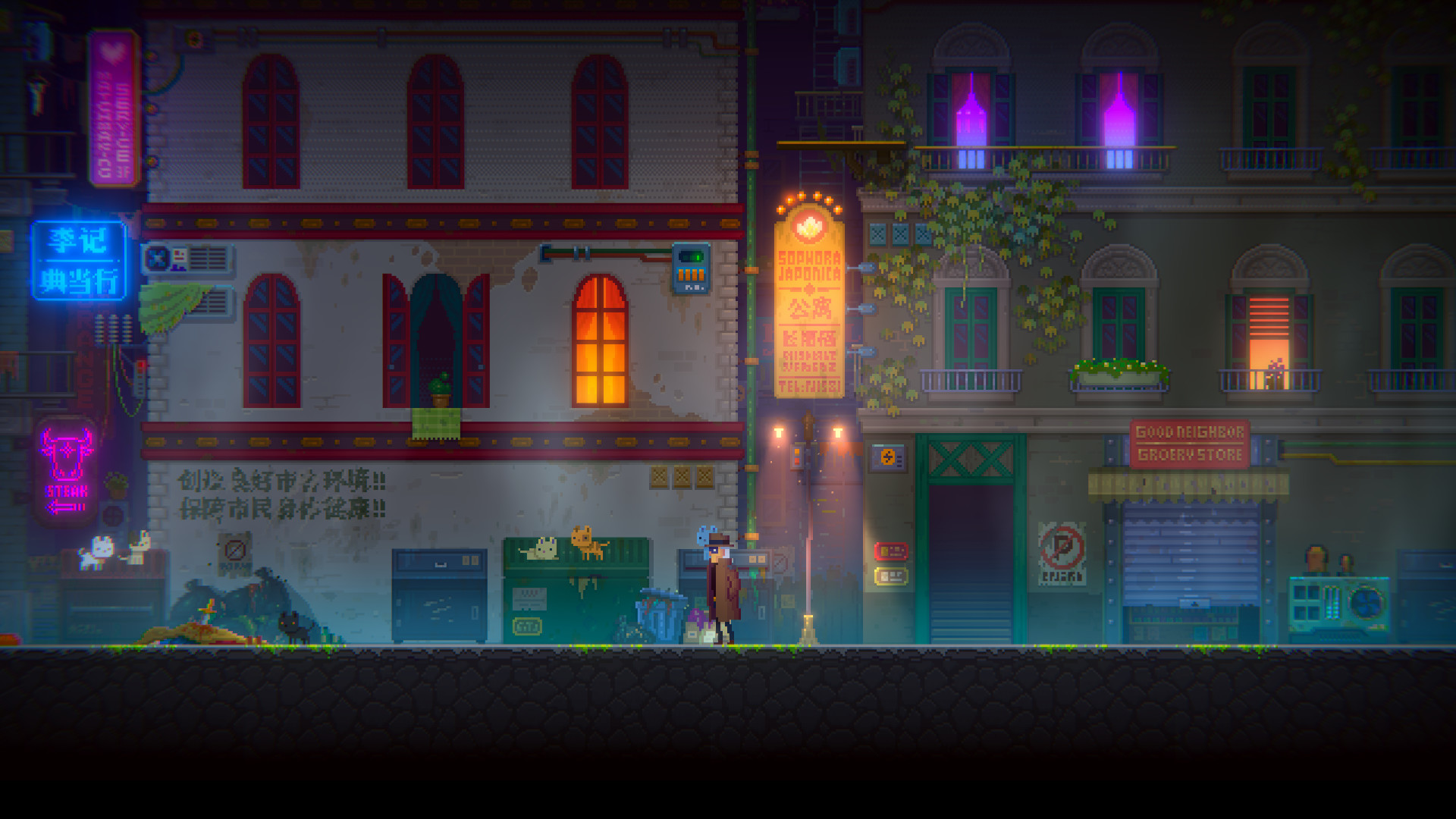 Скриншот: Tales of the Neon Sea