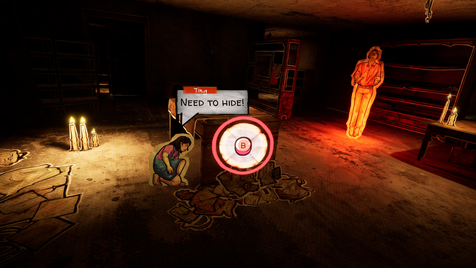 Скриншот: Paper Ghost Stories: Third Eye Open