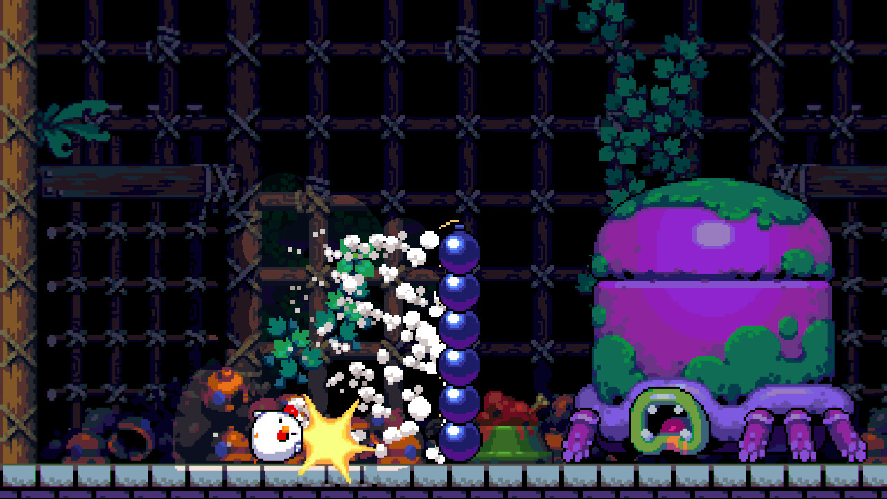 Скриншот: Bomb Chicken