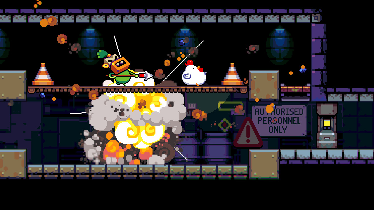 Скриншот: Bomb Chicken