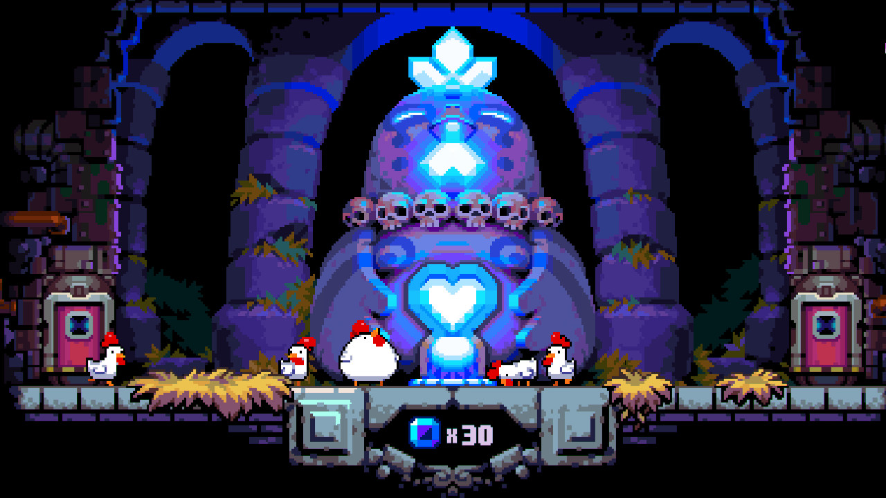Скриншот: Bomb Chicken
