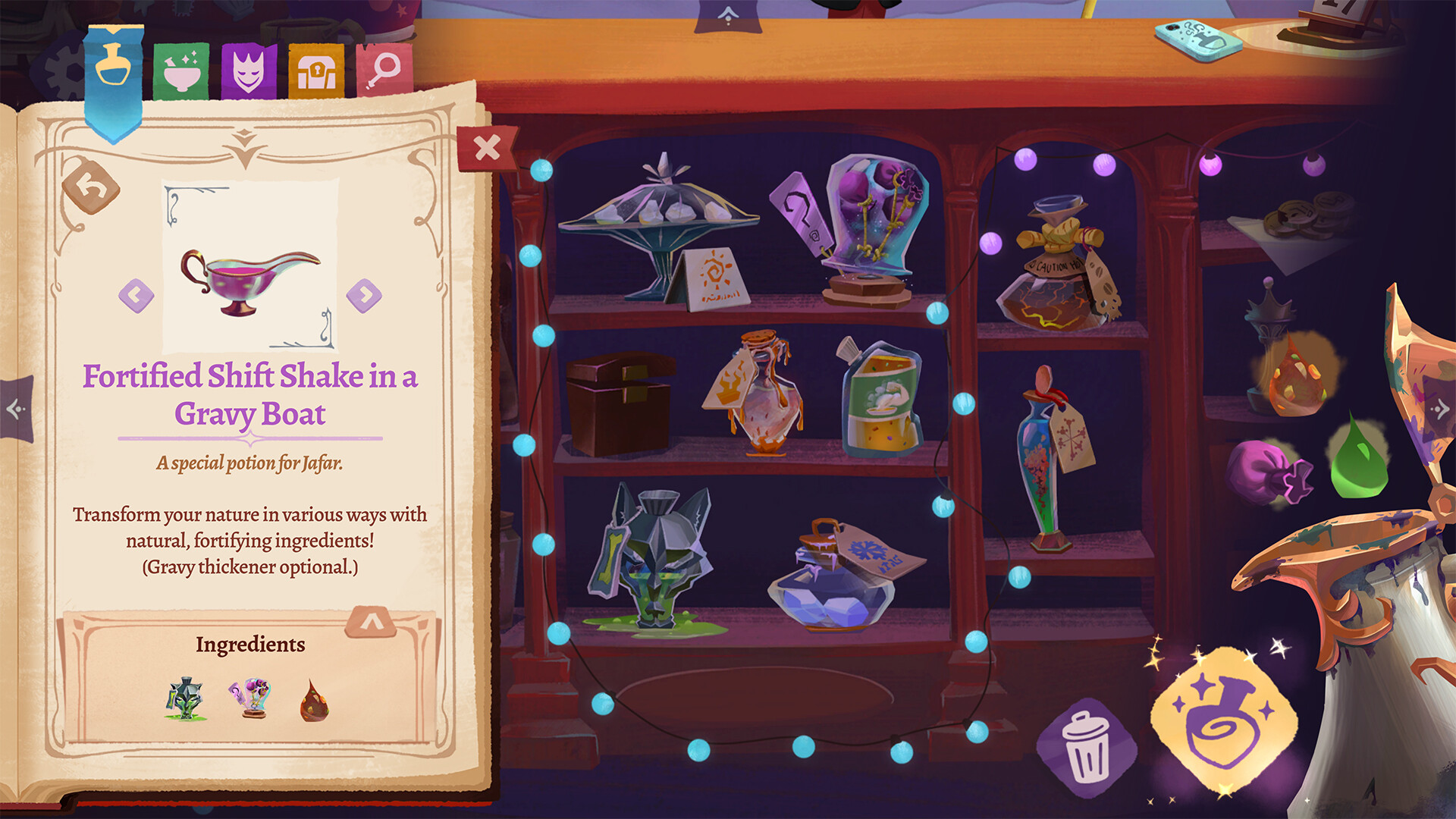 Скриншот: Disney Villains Cursed Café