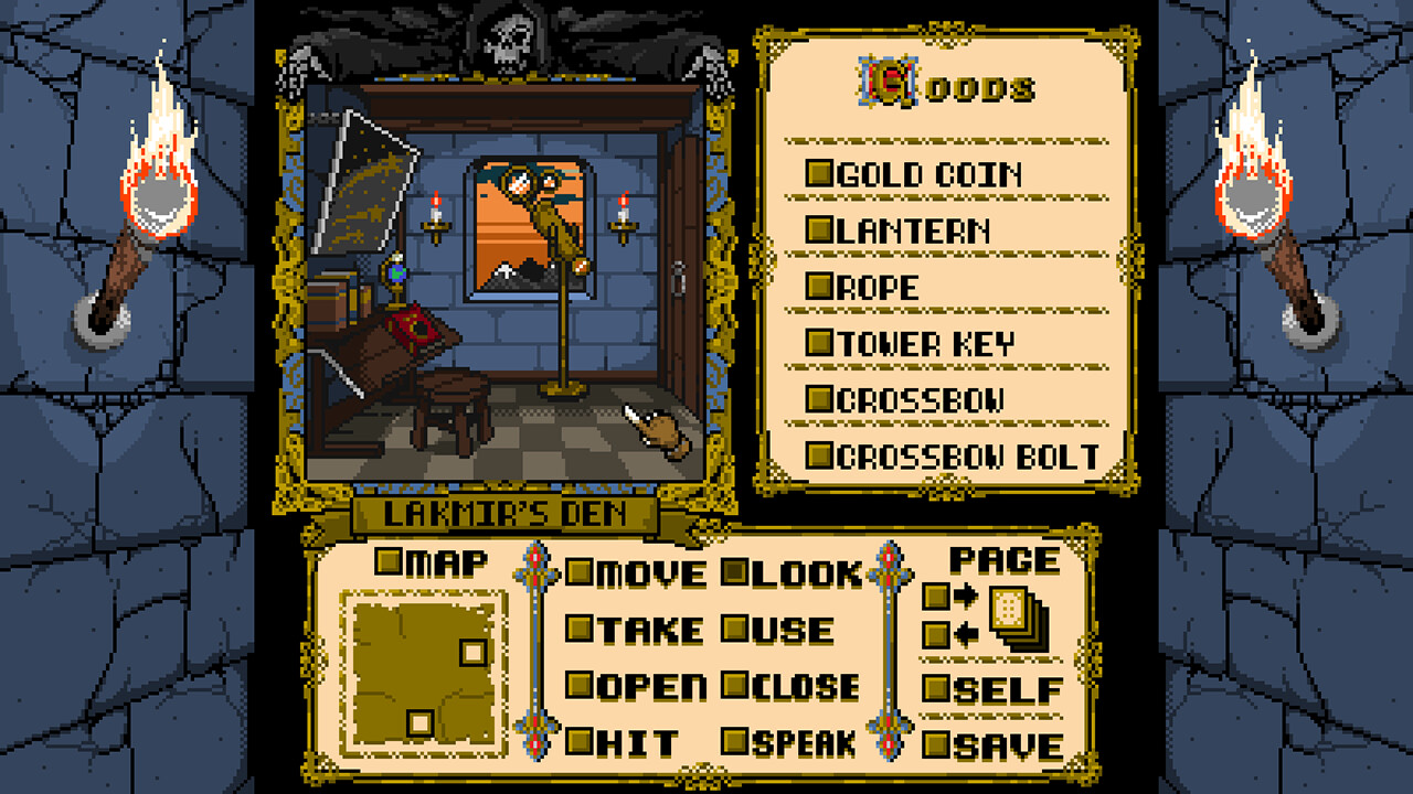 Скриншот: Beyond Shadowgate