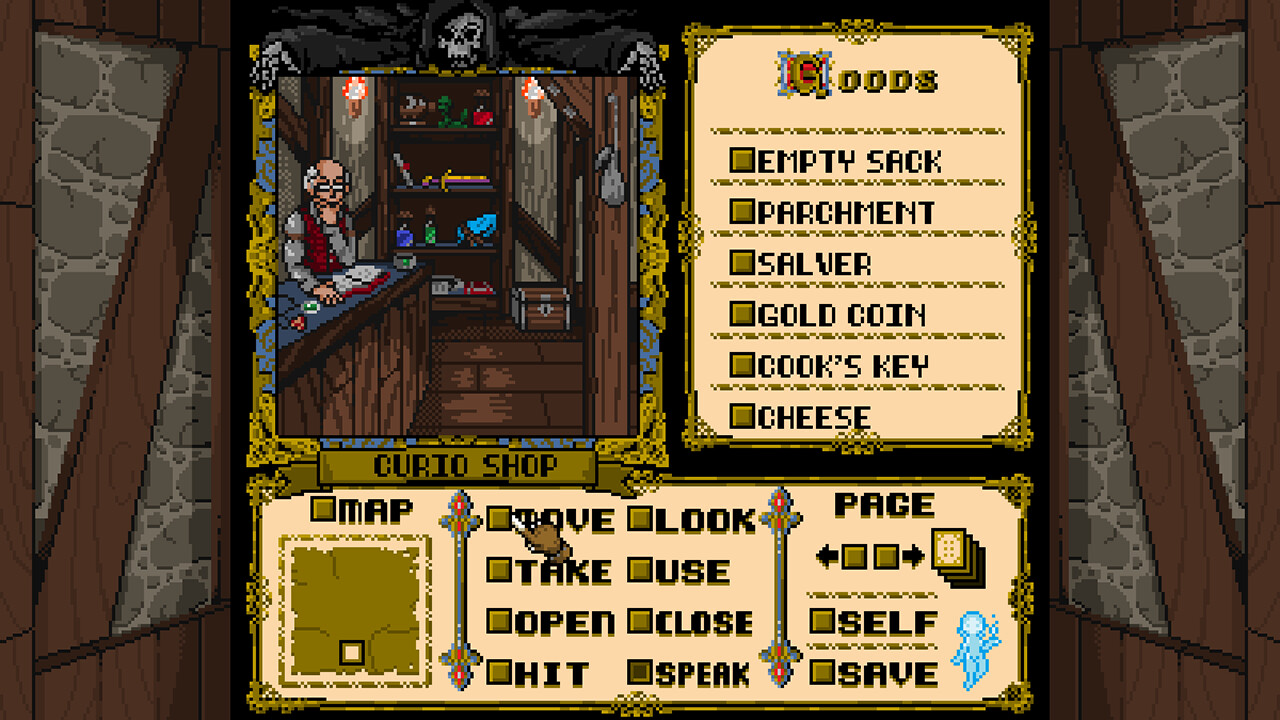 Скриншот: Beyond Shadowgate