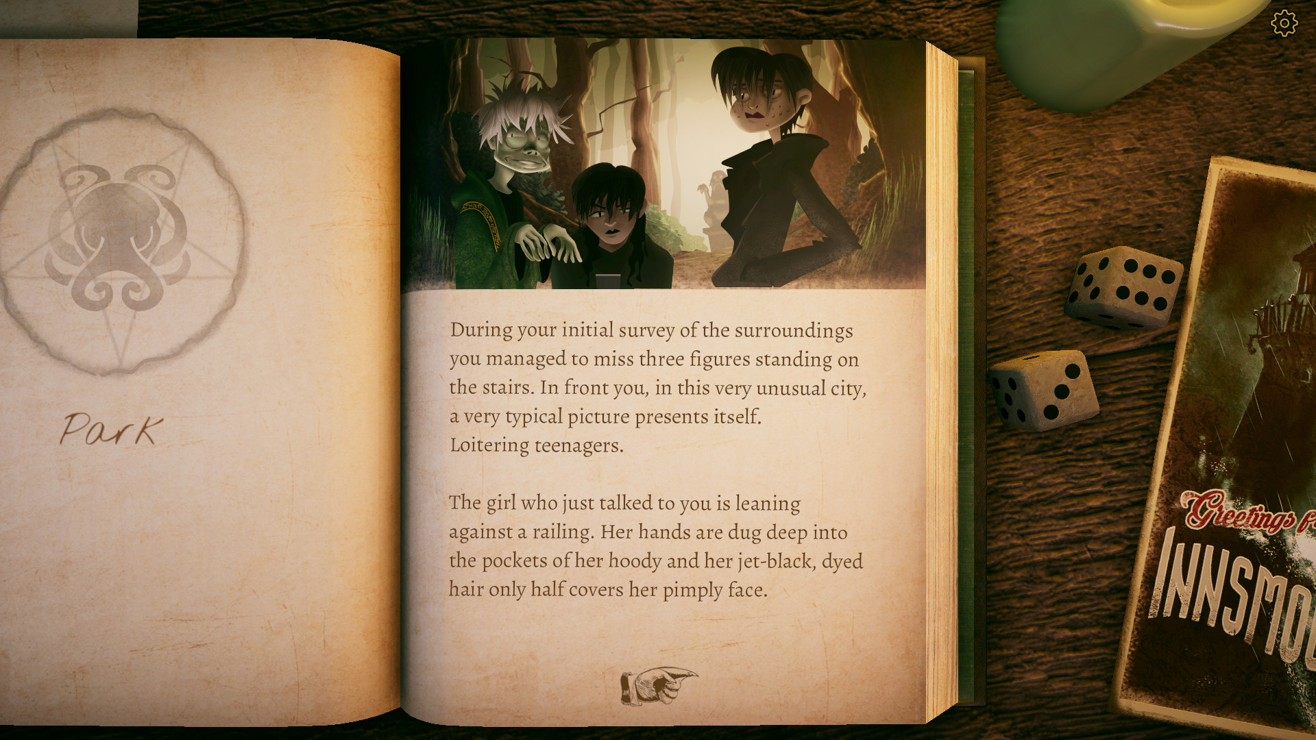 Скриншот: The Innsmouth Case