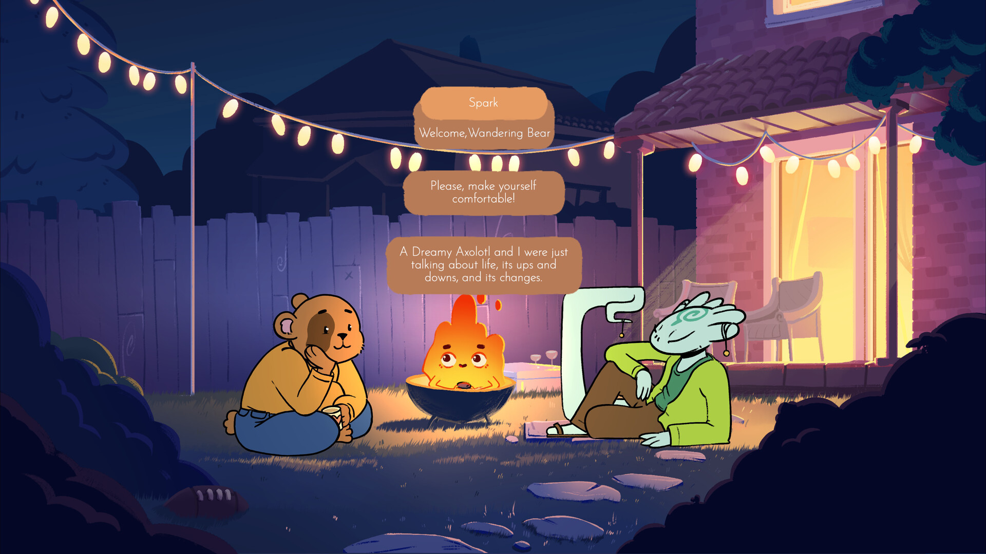 Скриншот: Fireside Feelings
