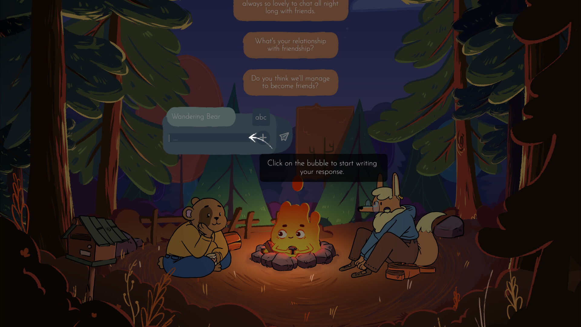 Скриншот: Fireside Feelings
