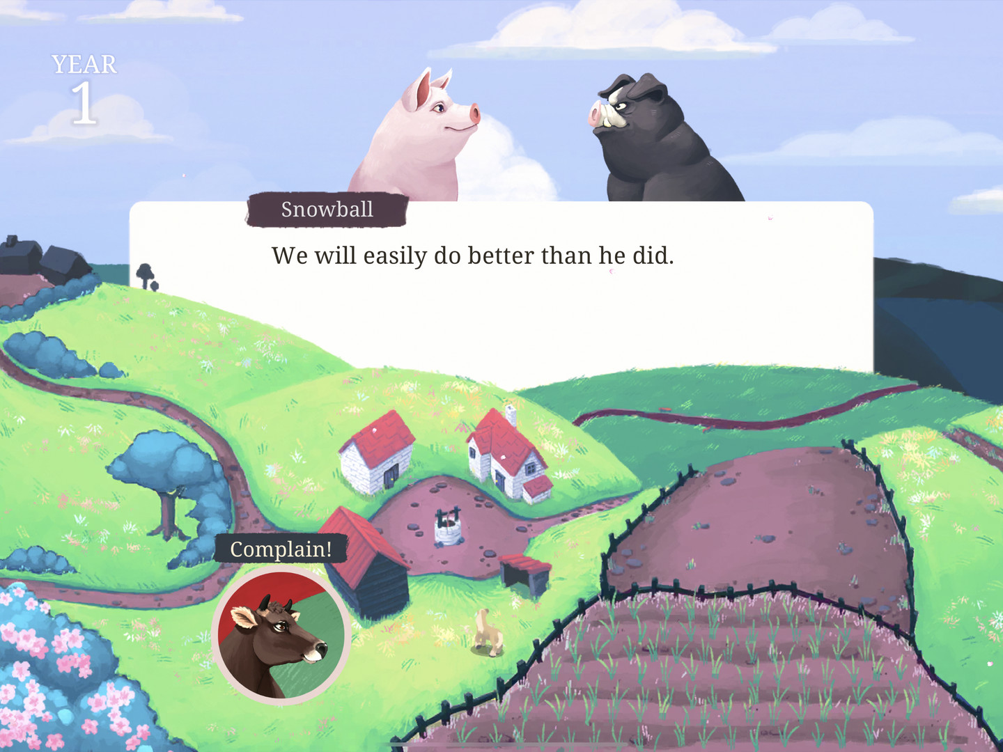 Скриншот: Orwell's Animal Farm