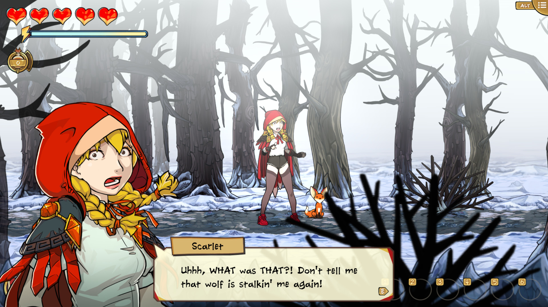 Скриншот: Scarlet Hood and the Wicked Wood