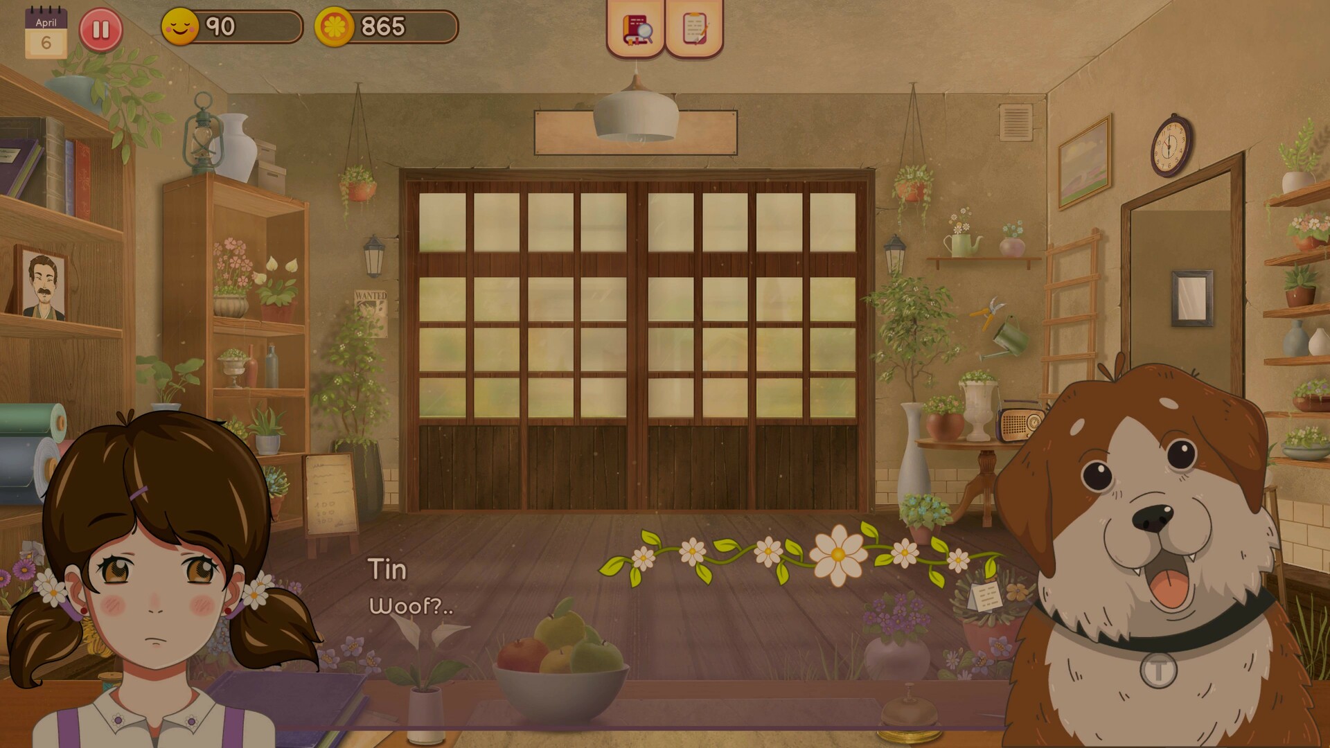 Скриншот: Hanako's Flower Shop