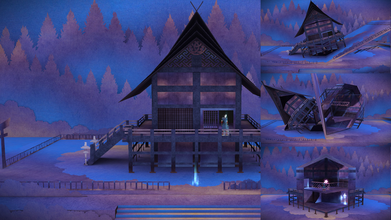Скриншот: Tengami