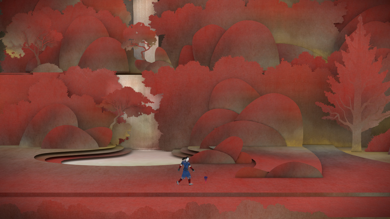 Скриншот: Tengami