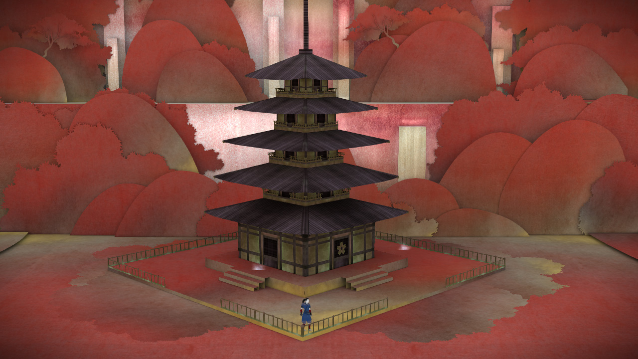 Скриншот: Tengami