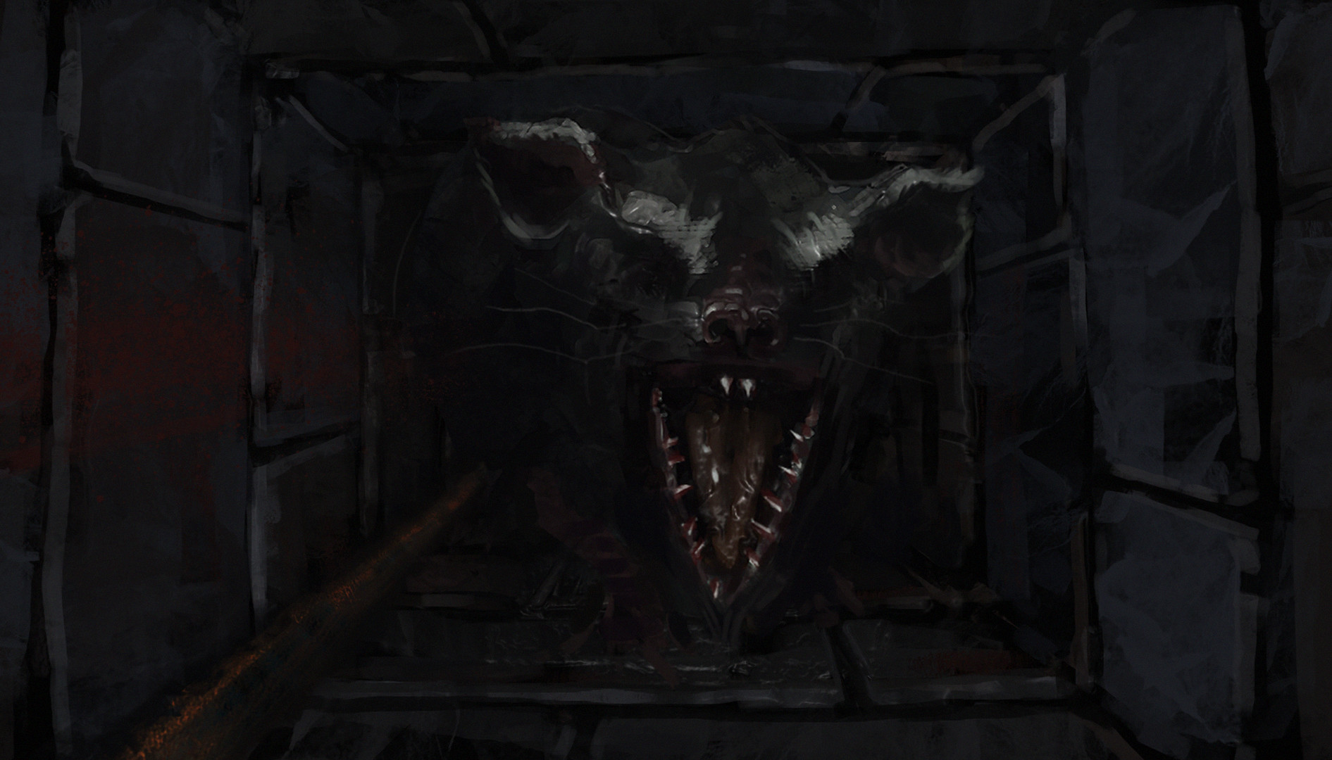 Скриншот: Now You See - A Hand Painted Horror Adventure