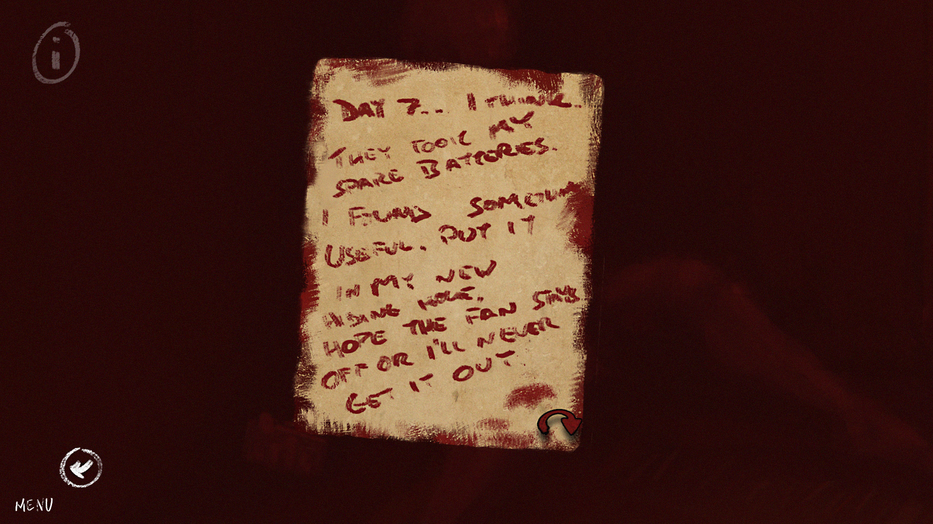 Скриншот: Now You See - A Hand Painted Horror Adventure