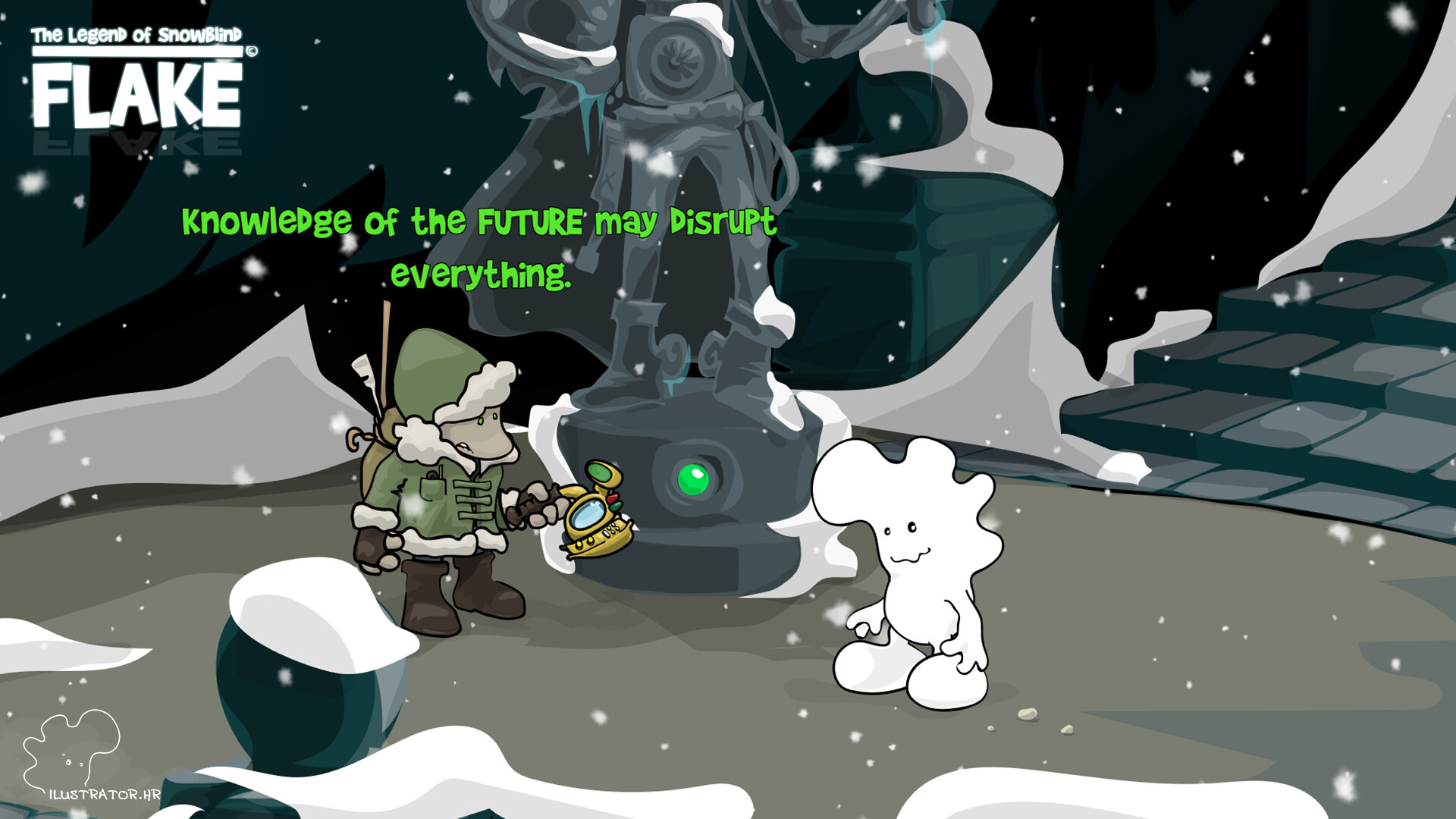 Скриншот: FLAKE The Legend of Snowblind