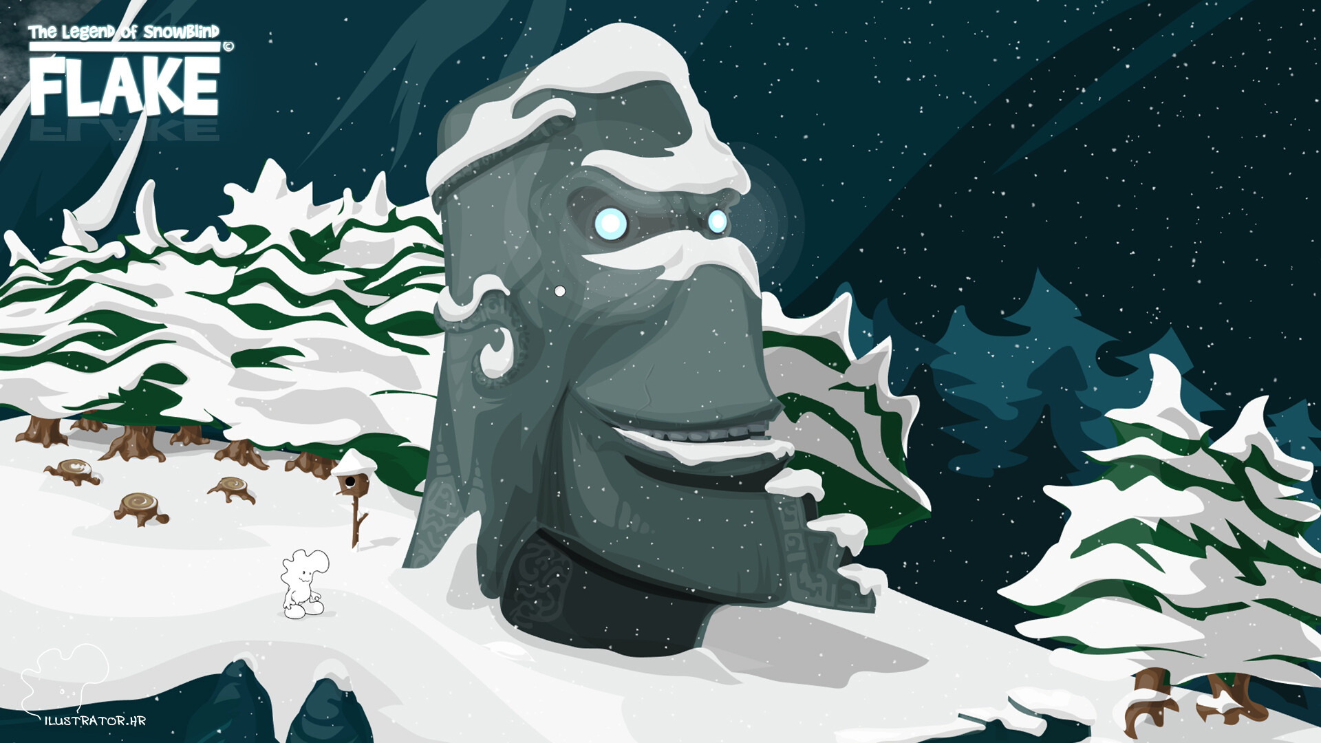 Скриншот: FLAKE The Legend of Snowblind