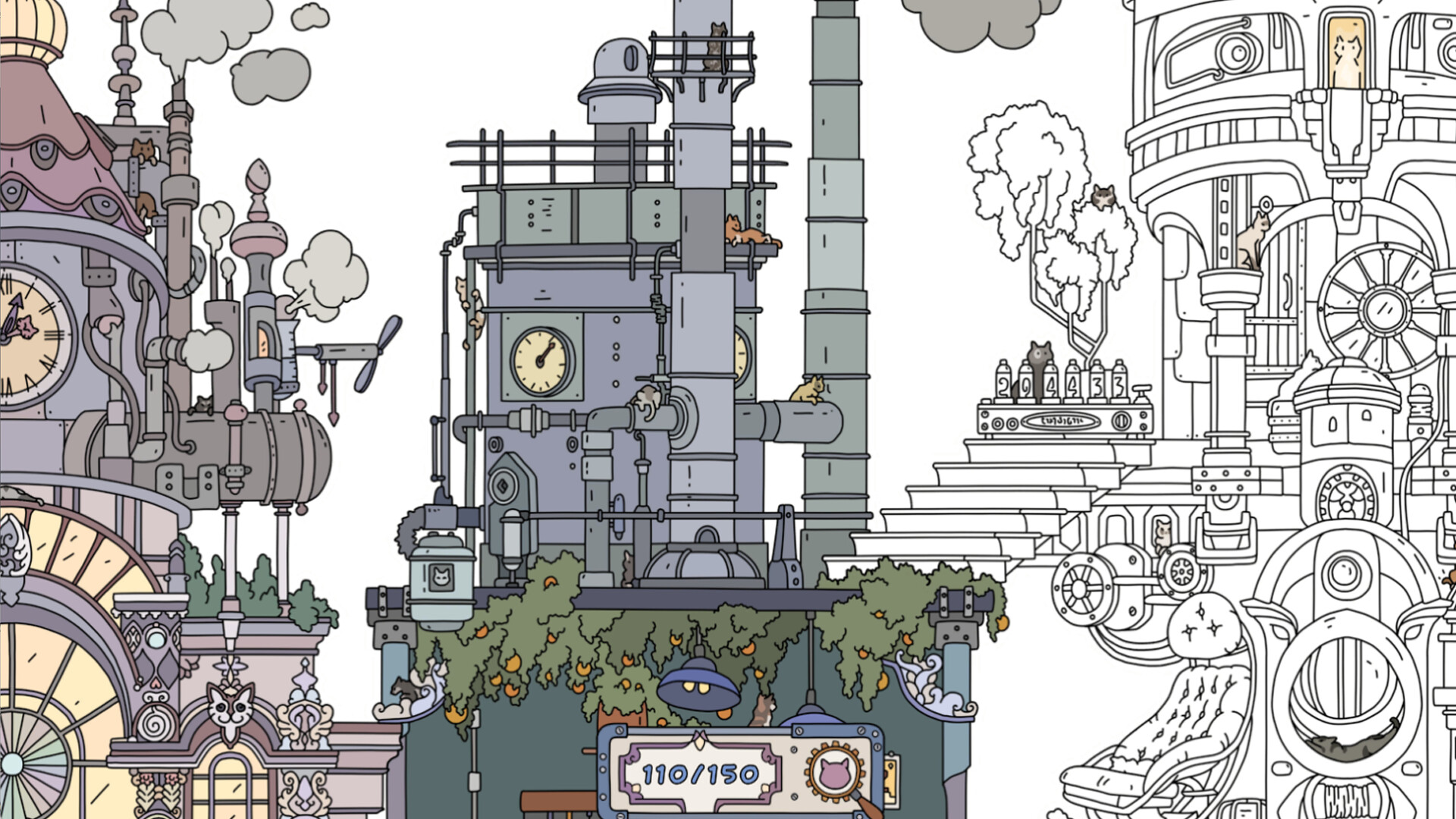 Скриншот: HIDDEN CATS 3: Steampunk