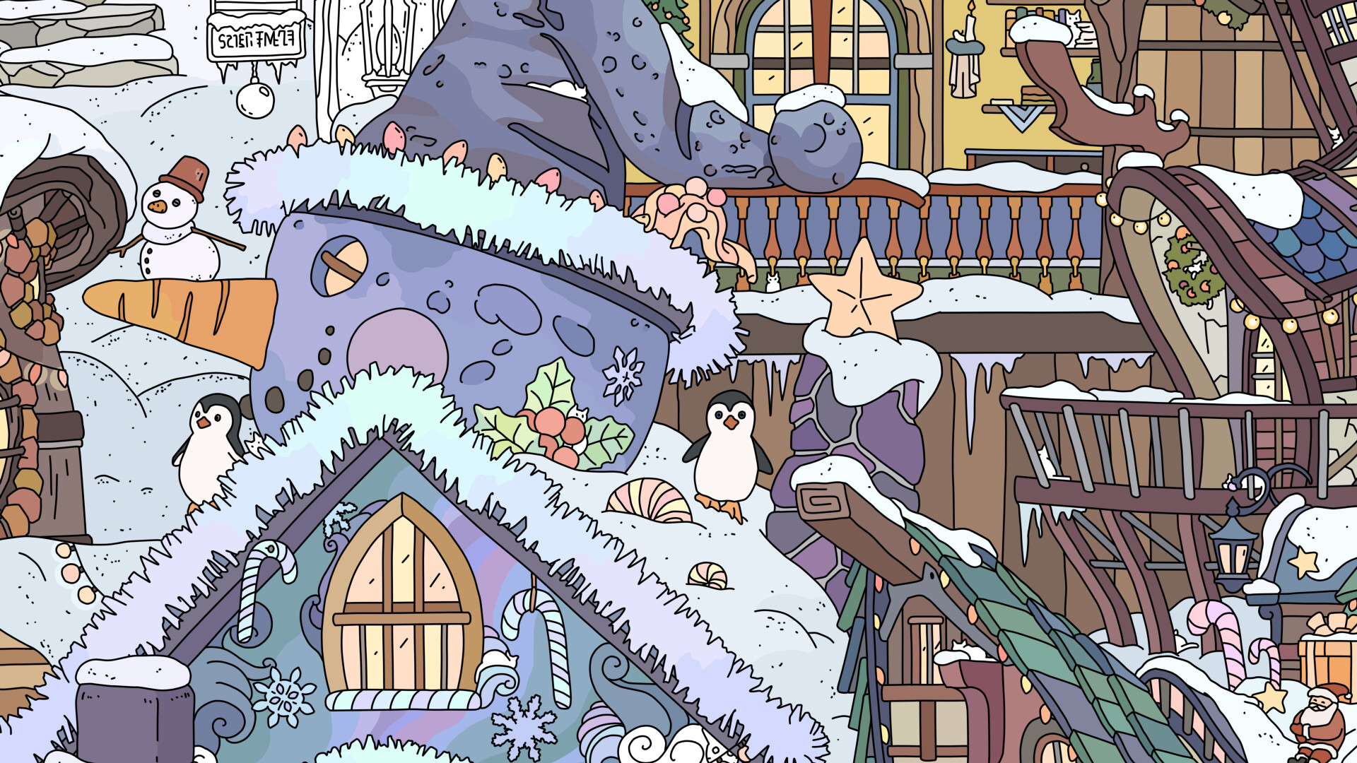 Скриншот: HIDDEN CATS 8: Happy New Year 🎄🥂🎅