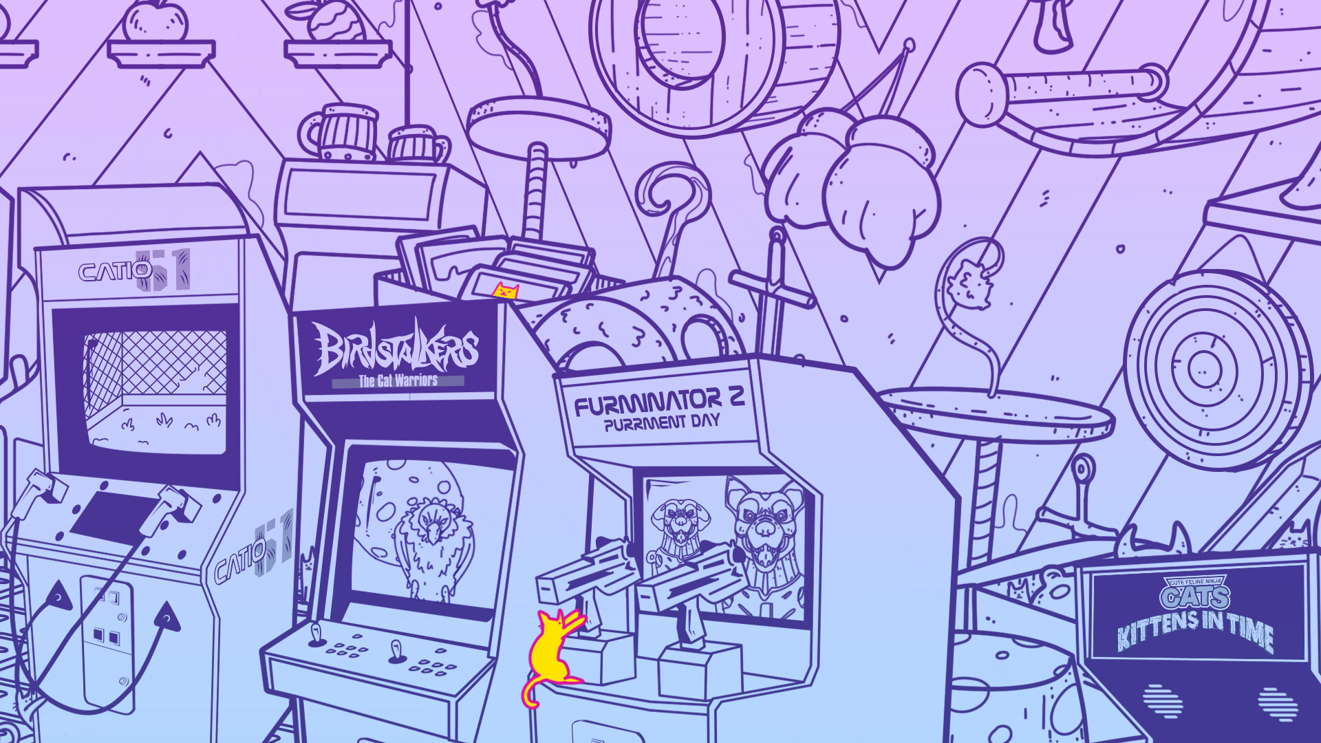 Скриншот: An Arcade Full of Cats