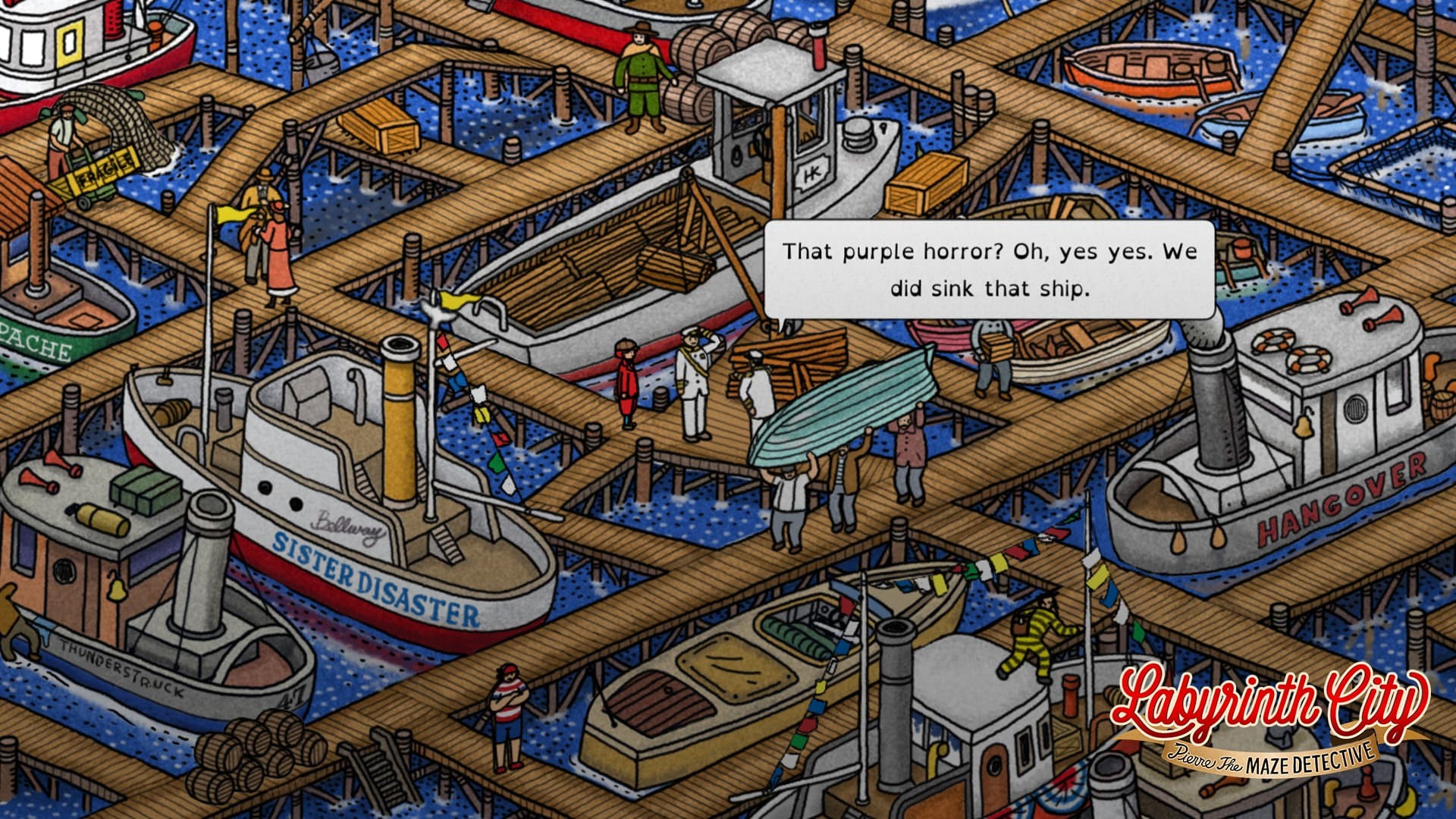 Скриншот: Labyrinth City: Pierre the Maze Detective