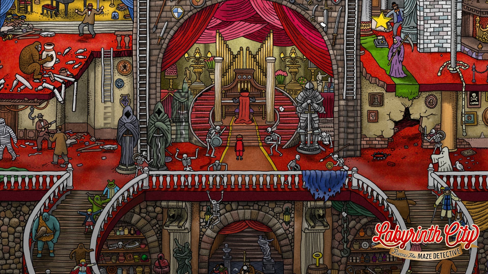 Скриншот: Labyrinth City: Pierre the Maze Detective