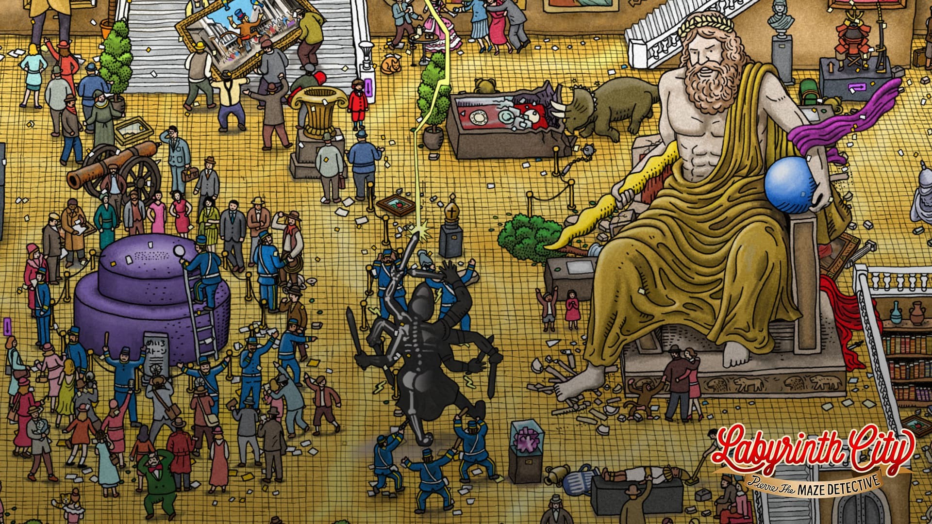 Скриншот: Labyrinth City: Pierre the Maze Detective