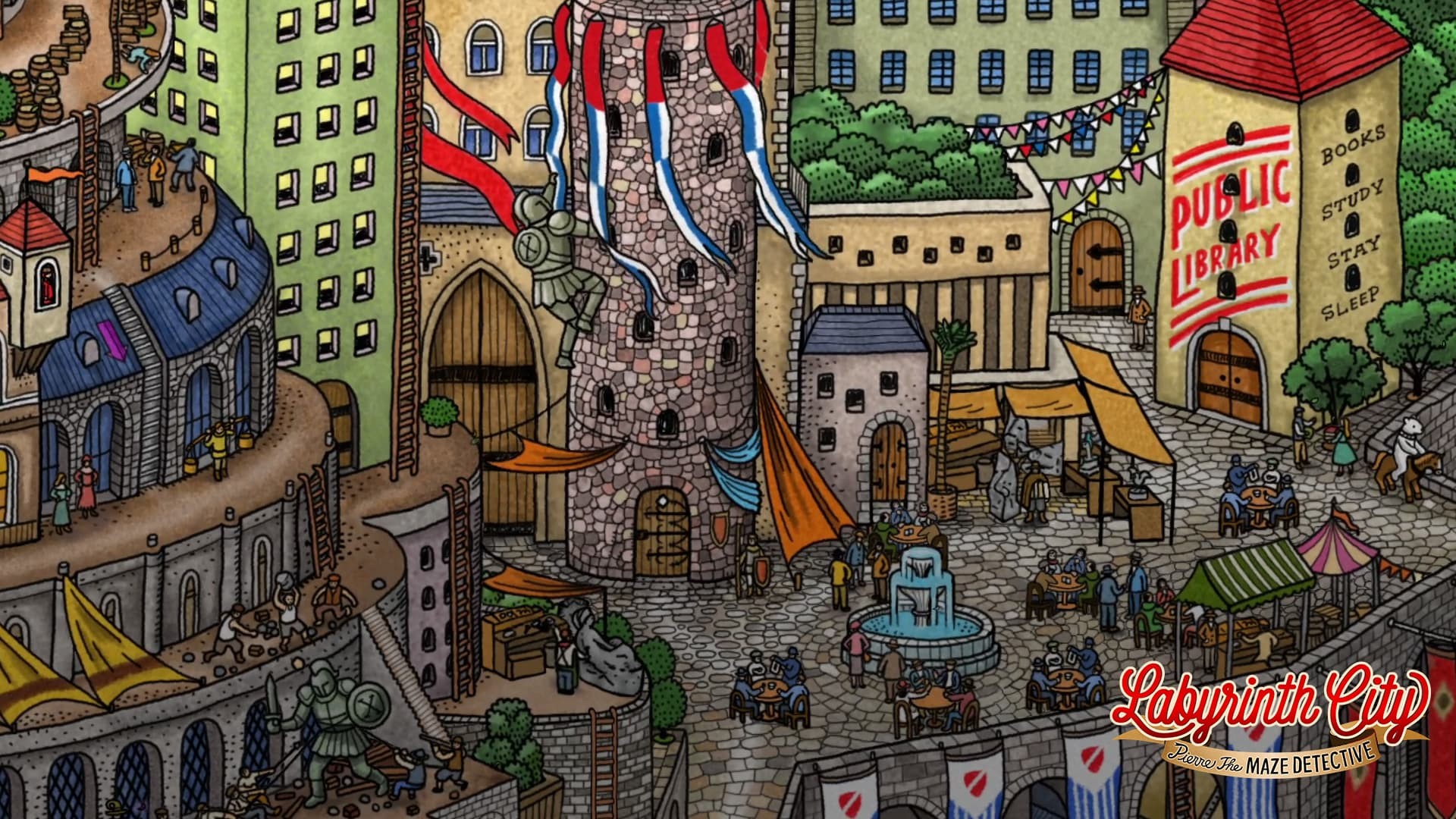 Скриншот: Labyrinth City: Pierre the Maze Detective