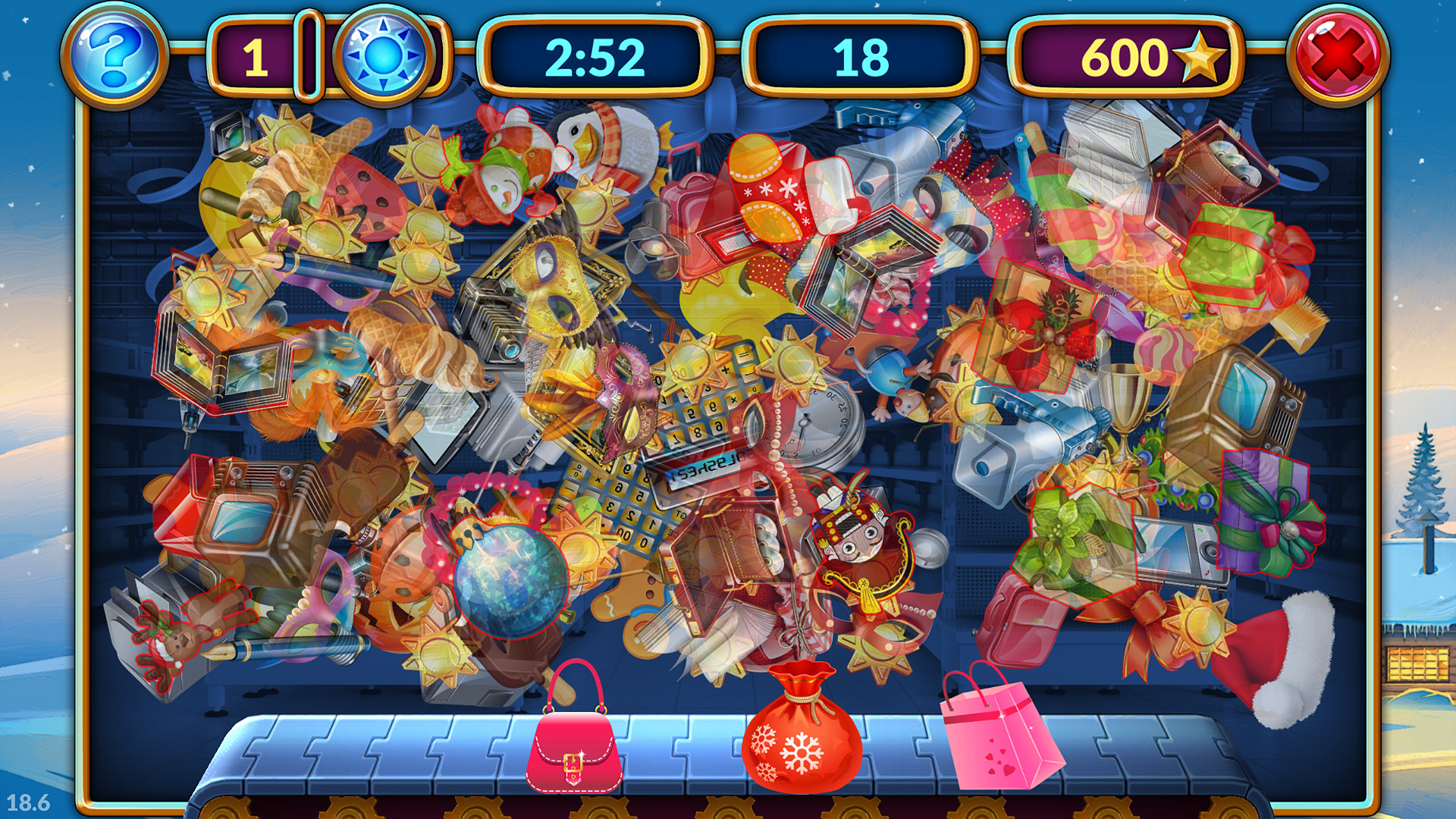 Скриншот: Shopping Clutter 2: Christmas Square